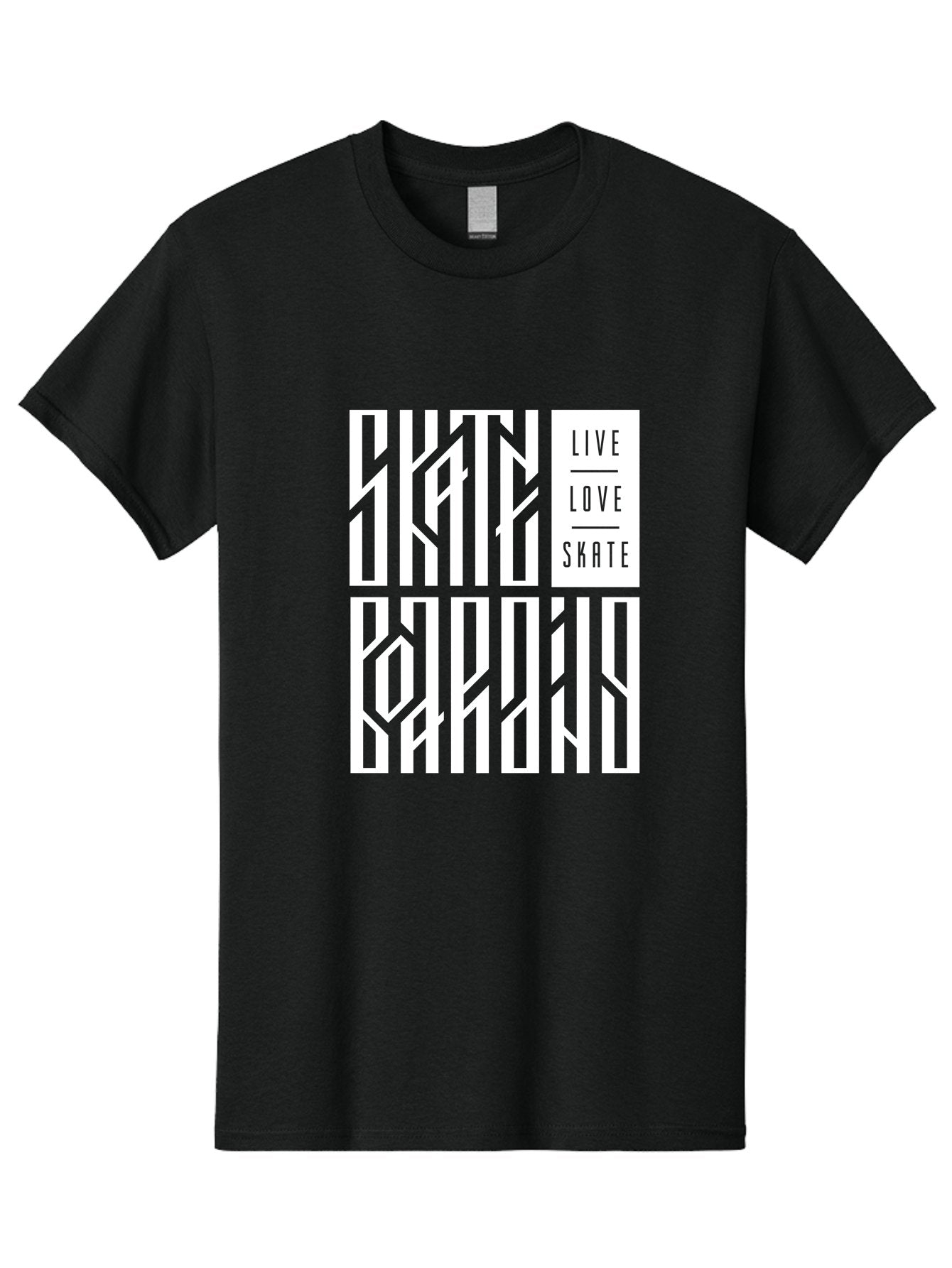 Live-Love-Skate-1 Men'S Graphic Tee, 100% Cotton, Comfortable Casual Summer Wear, Machine Washable, Skateboarding Culture, Action Sports, Extreme Sports, Skate Lifestyle, Streetwear Fashion, Urban Style, Skateboard Graphics, Skateboard Art Aac153 13