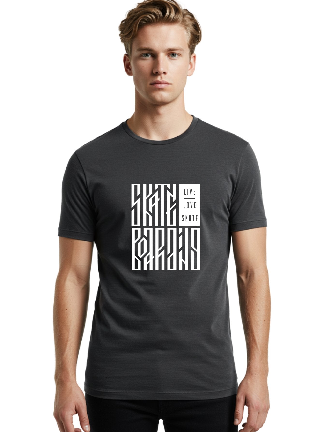 Live-Love-Skate-1 Men'S Graphic Tee, 100% Cotton, Comfortable Casual Summer Wear, Machine Washable, Skateboarding Culture, Action Sports, Extreme Sports, Skate Lifestyle, Streetwear Fashion, Urban Style, Skateboard Graphics, Skateboard Art Aac153 16