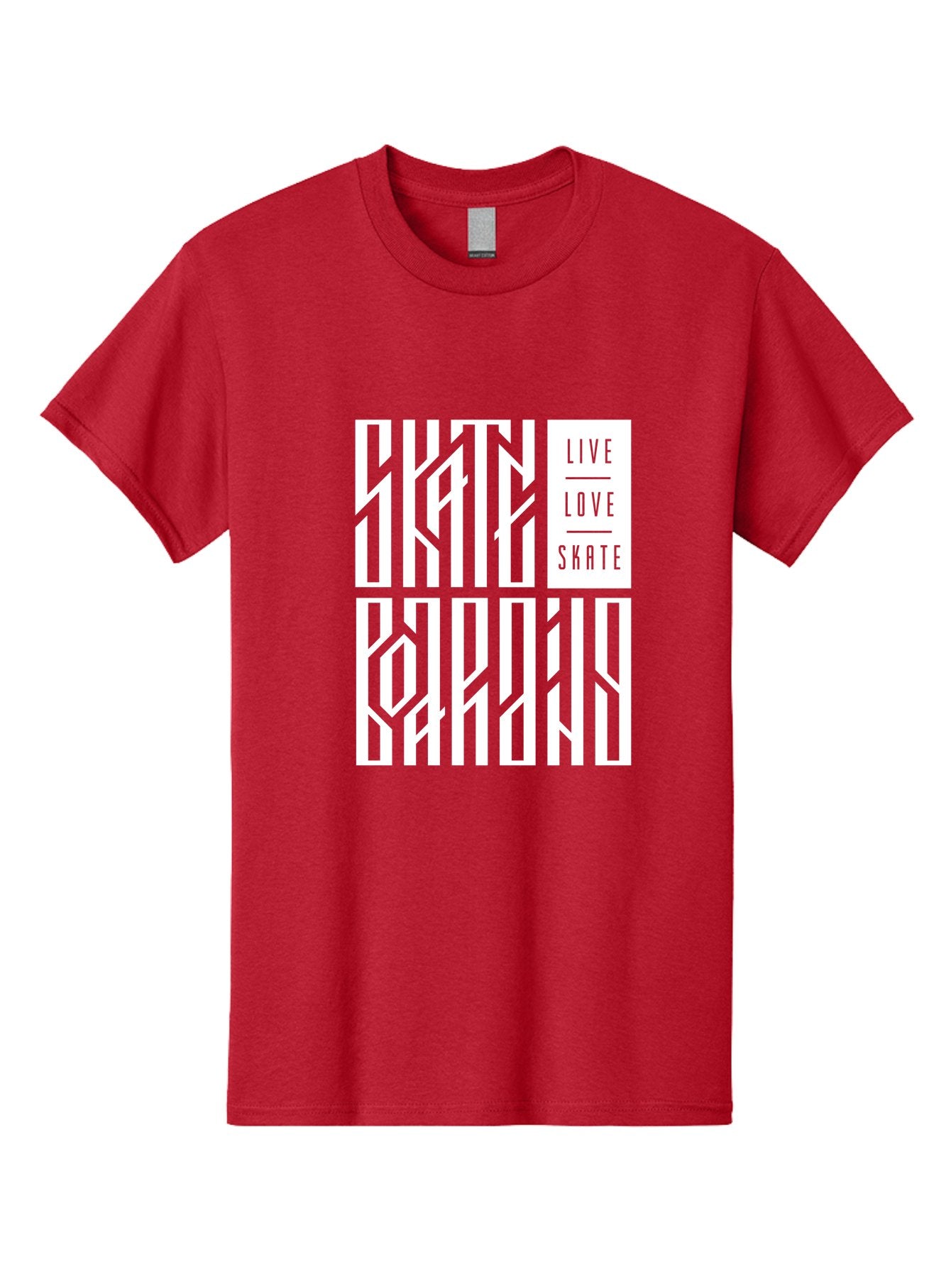 Live-Love-Skate-1 Men'S Graphic Tee, 100% Cotton, Comfortable Casual Summer Wear, Machine Washable, Skateboarding Culture, Action Sports, Extreme Sports, Skate Lifestyle, Streetwear Fashion, Urban Style, Skateboard Graphics, Skateboard Art Aac153 4