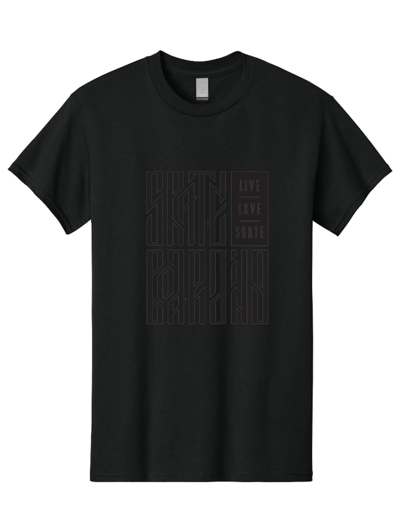 Live-Love-Skate Men'S Graphic Tee, 100% Cotton, Comfortable Casual Summer Wear, Machine Washable, Street Art Style, Skate Culture, Bold Typography, Urban Lifestyle, Action Sports, Graffiti-Inspired Design, Skateboarding Community Aac154 11