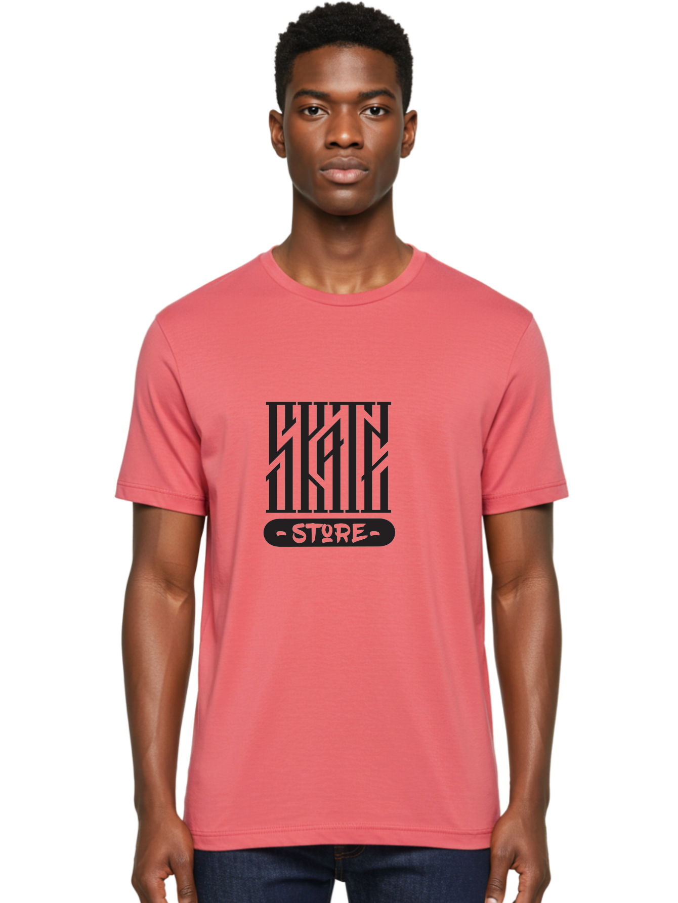 Livn-Store Men'S Graphic Tee, 100% Cotton, Comfortable Casual Summer Wear, Machine Washable, Lhtn Store, Modern Logo, Bold Typography, Black And Green Design, Minimalist Branding, Urban Style, Edgy Aesthetic, Streetwear Fashion Aac155 26