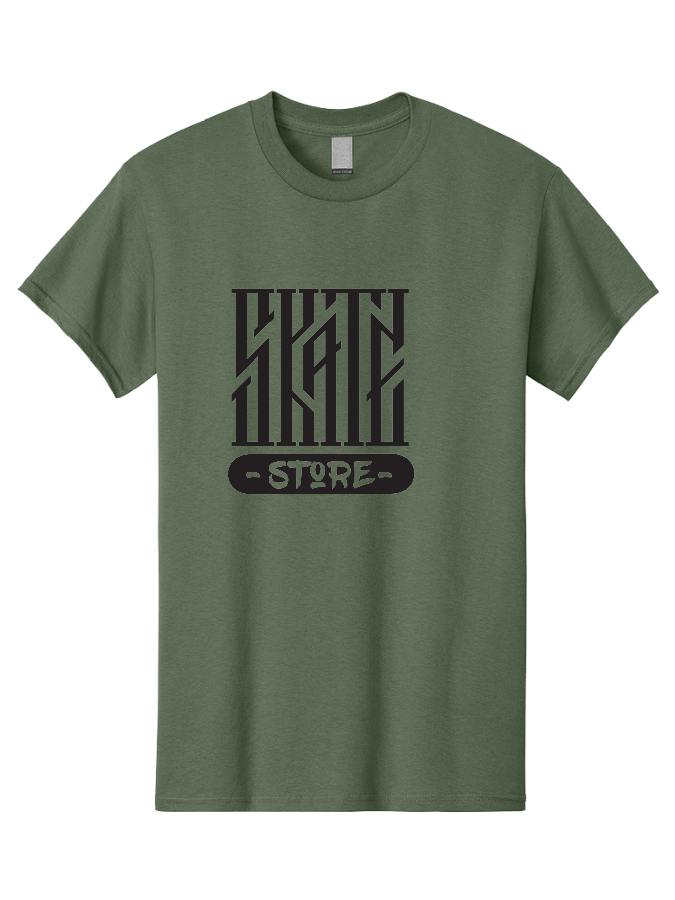 Livn-Store Men'S Graphic Tee, 100% Cotton, Comfortable Casual Summer Wear, Machine Washable, Lhtn Store, Modern Logo, Bold Typography, Black And Green Design, Minimalist Branding, Urban Style, Edgy Aesthetic, Streetwear Fashion Aac155 19