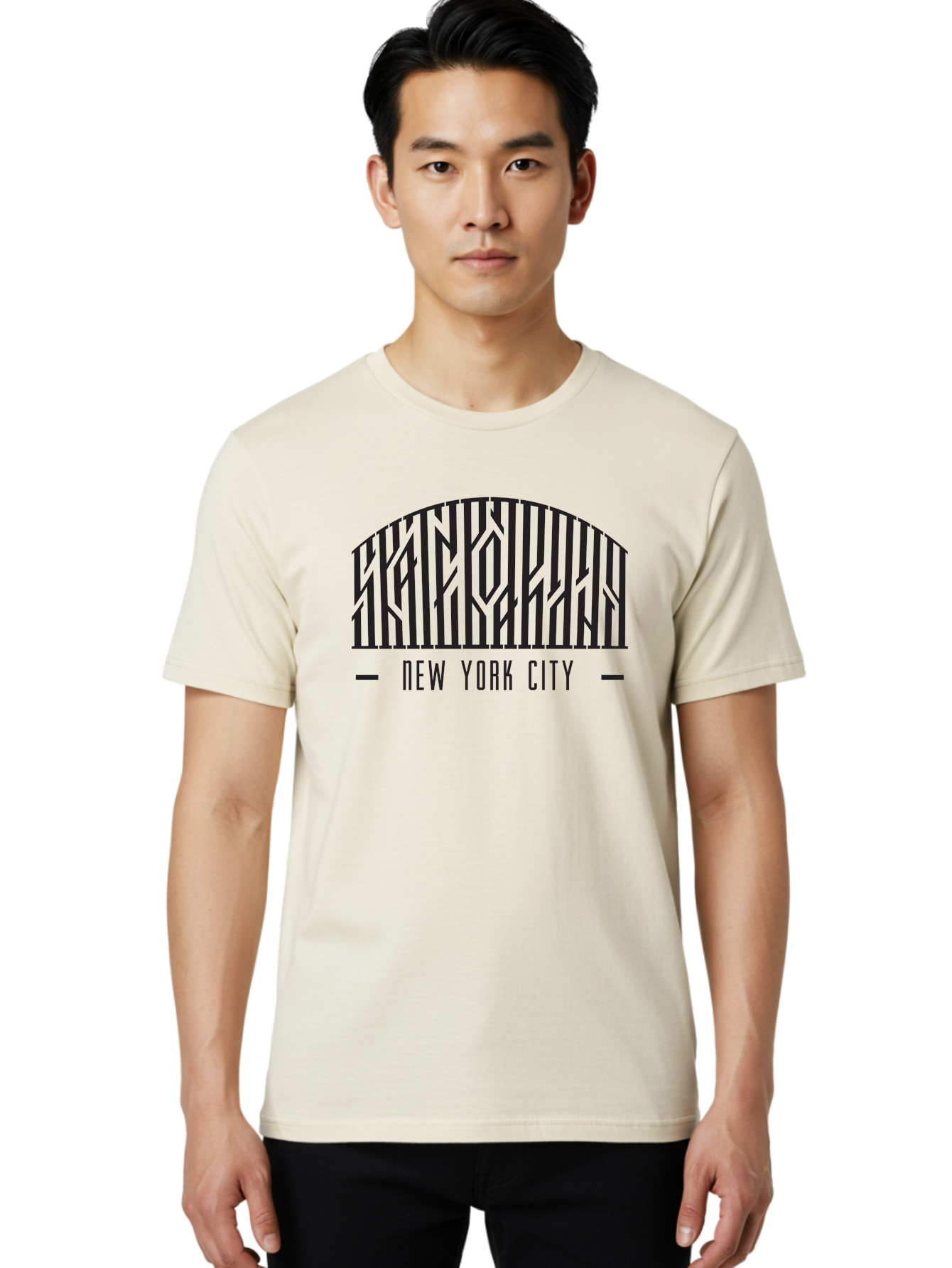 Manhattan-New-York-City Men'S Graphic Tee, 100% Cotton, Comfortable Casual Summer Wear, Machine Washable, New York City, Nyc, Manhattan, City Life, Urban Landscape, Graphic Design, Typography, Cityscape, Modern Art, Abstract Design Aac156 6