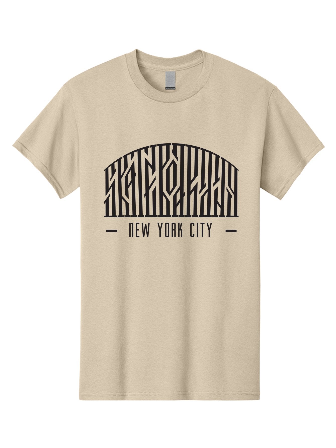 Manhattan-New-York-City Men'S Graphic Tee, 100% Cotton, Comfortable Casual Summer Wear, Machine Washable, New York City, Nyc, Manhattan, City Life, Urban Landscape, Graphic Design, Typography, Cityscape, Modern Art, Abstract Design Aac156 11