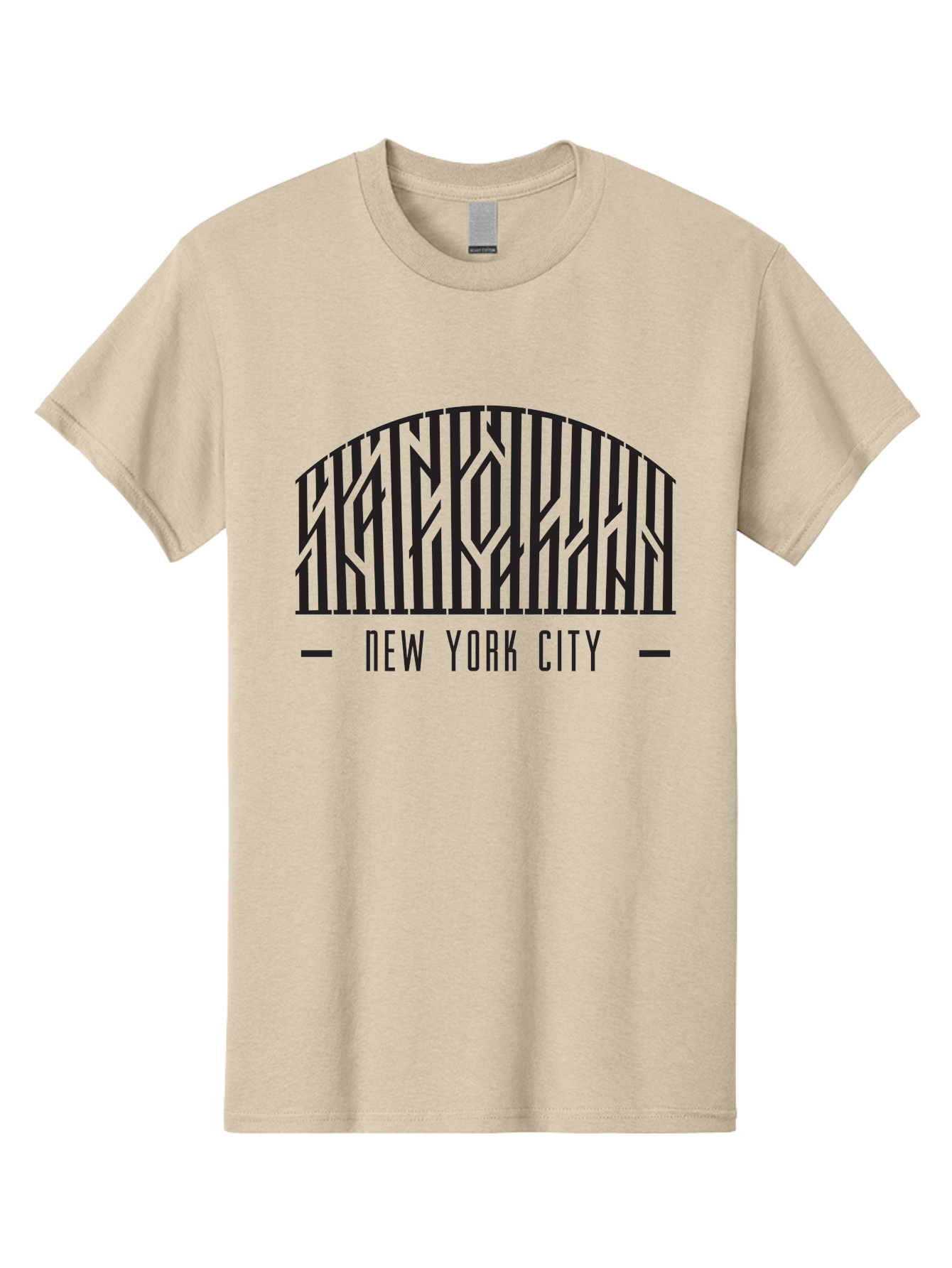 Manhattan-New-York-City Men'S Graphic Tee, 100% Cotton, Comfortable Casual Summer Wear, Machine Washable, New York City, Nyc, Manhattan, City Life, Urban Landscape, Graphic Design, Typography, Cityscape, Modern Art, Abstract Design Aac156 7