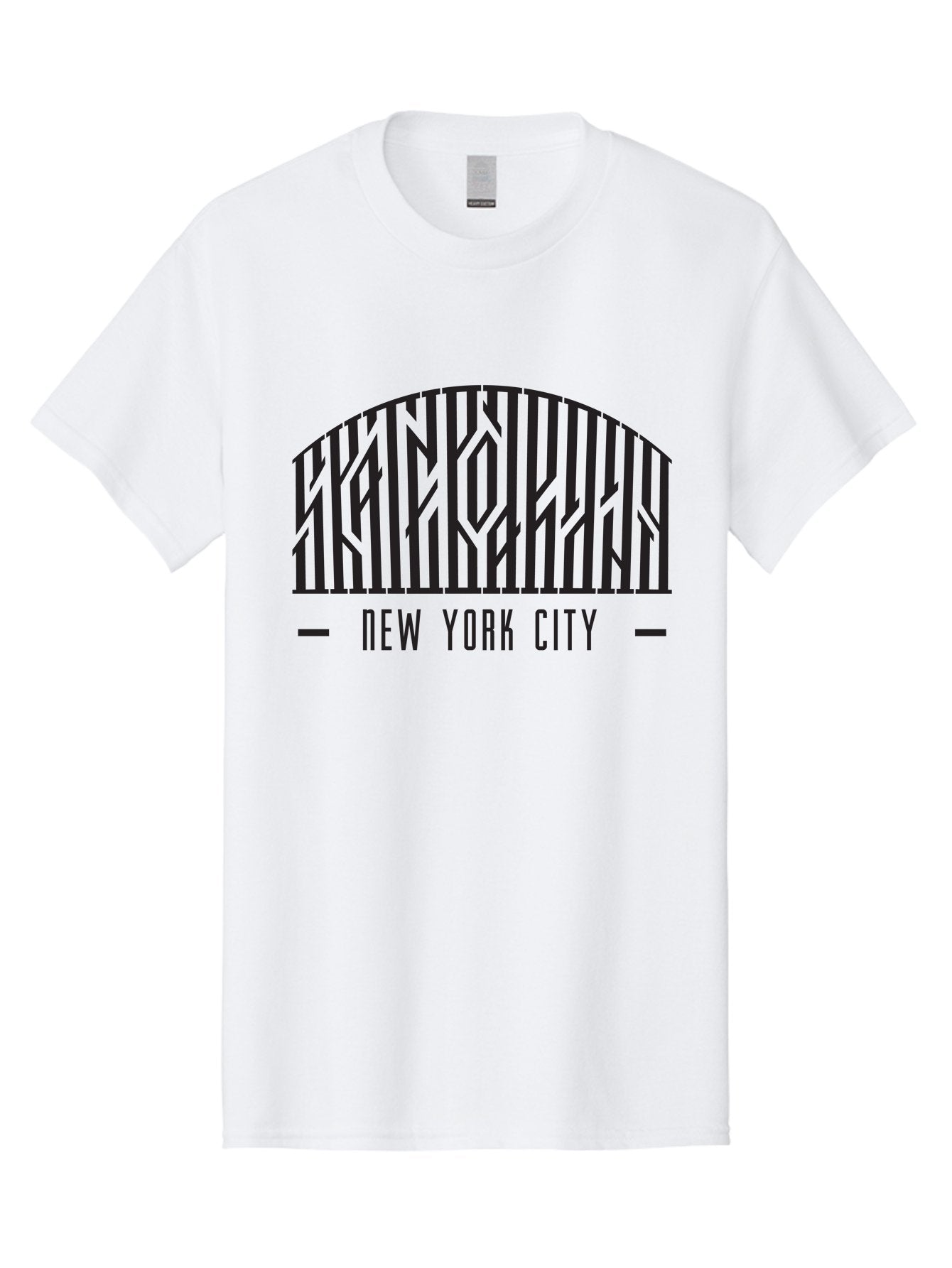 Manhattan-New-York-City Men'S Graphic Tee, 100% Cotton, Comfortable Casual Summer Wear, Machine Washable, New York City, Nyc, Manhattan, City Life, Urban Landscape, Graphic Design, Typography, Cityscape, Modern Art, Abstract Design Aac156 3