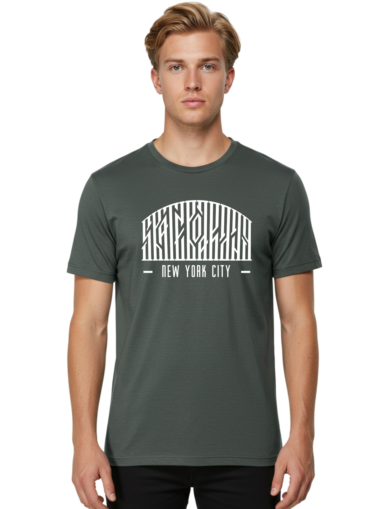 New-York-City Men'S Graphic Tee, 100% Cotton, Comfortable Casual Summer Wear, Machine Washable, New York City, Brooklyn Bridge, Cityscape, Urban Landscape, Iconic Landmarks, Nyc, Bridge Design, Modern Architecture, City View Aac157 30