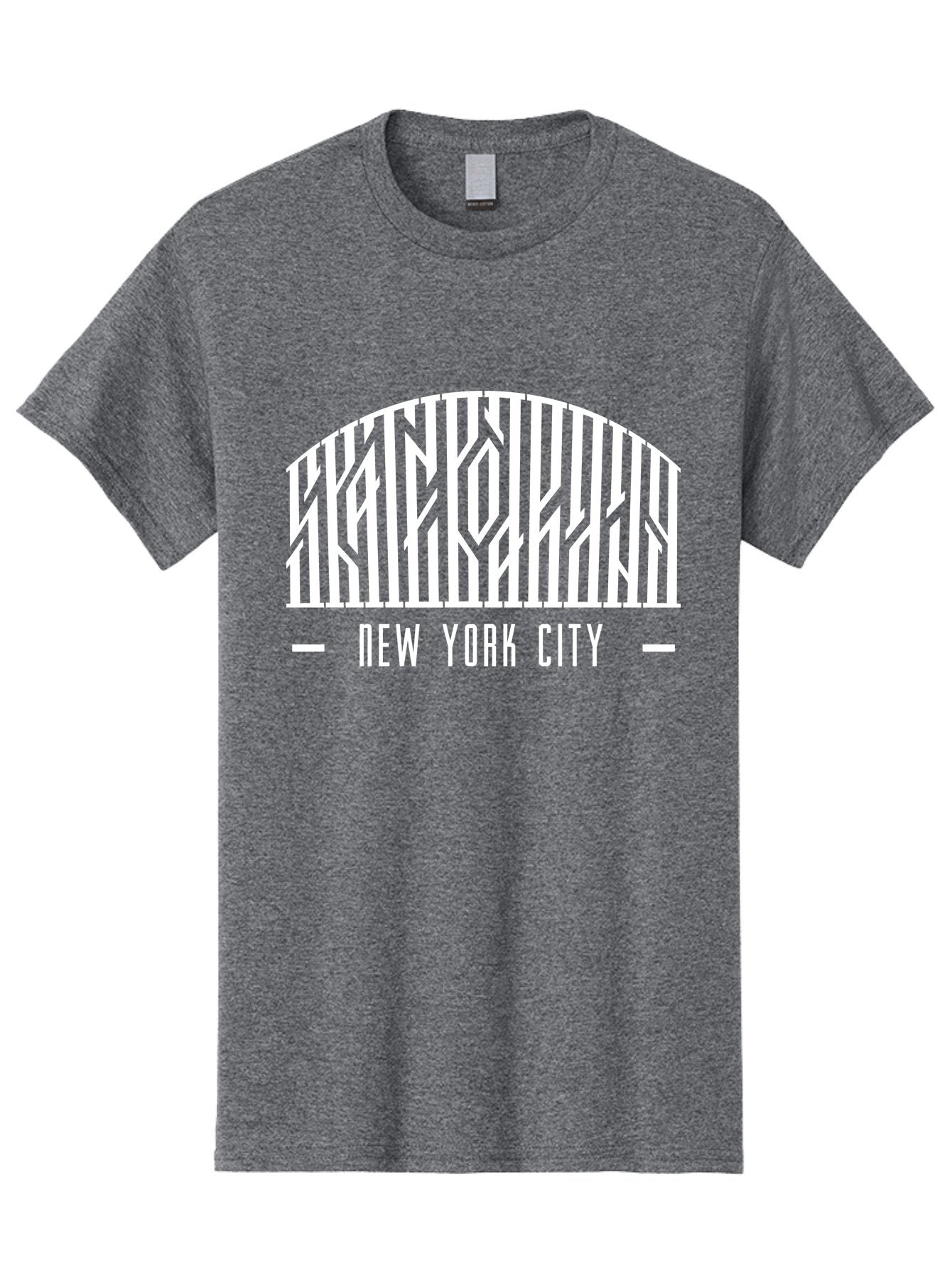 New-York-City Men'S Graphic Tee, 100% Cotton, Comfortable Casual Summer Wear, Machine Washable, New York City, Brooklyn Bridge, Cityscape, Urban Landscape, Iconic Landmarks, Nyc, Bridge Design, Modern Architecture, City View Aac157 4