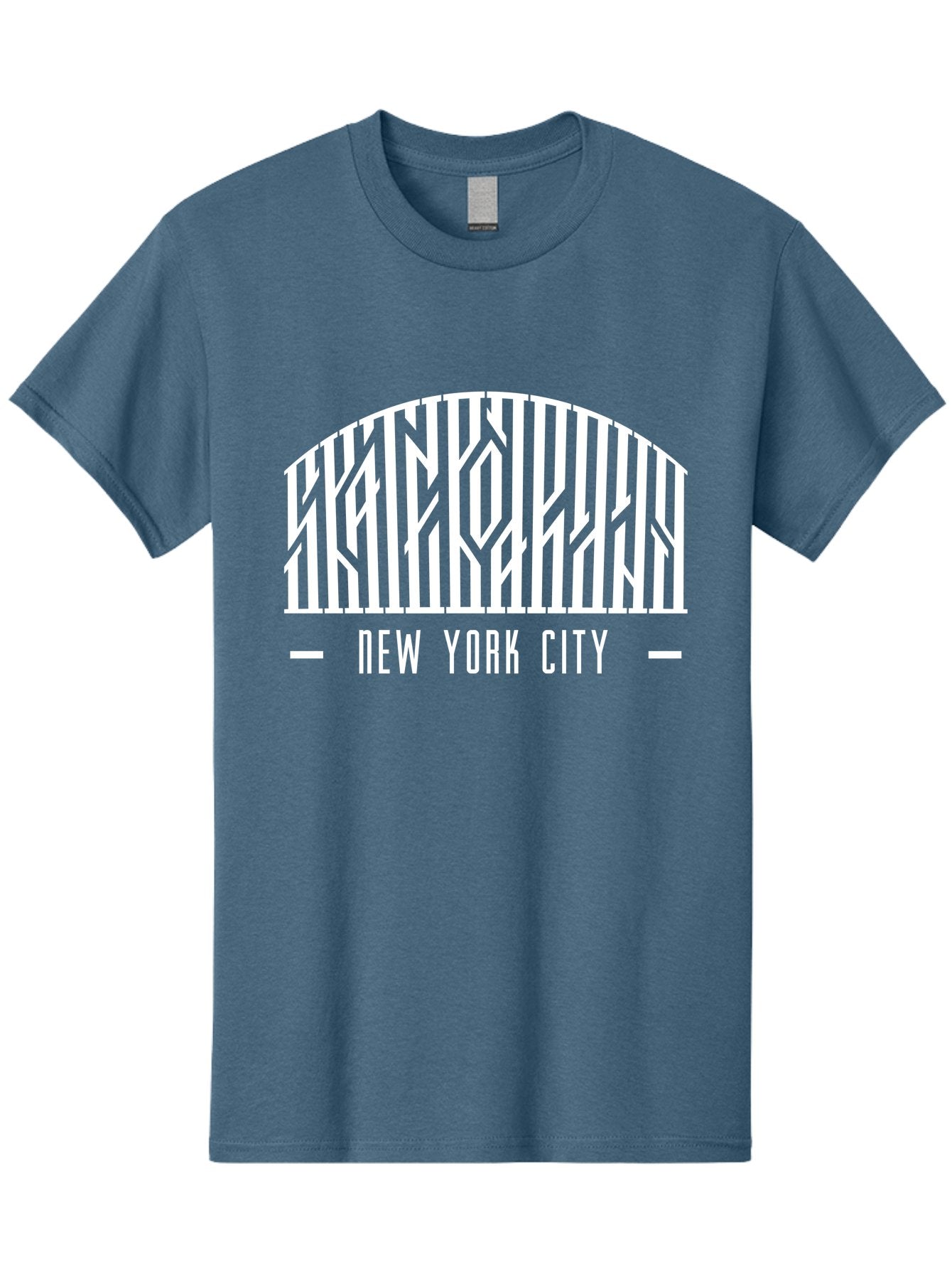 New-York-City Men'S Graphic Tee, 100% Cotton, Comfortable Casual Summer Wear, Machine Washable, New York City, Brooklyn Bridge, Cityscape, Urban Landscape, Iconic Landmarks, Nyc, Bridge Design, Modern Architecture, City View Aac157 9