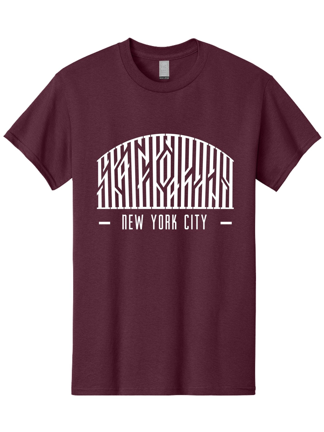 New-York-City Men'S Graphic Tee, 100% Cotton, Comfortable Casual Summer Wear, Machine Washable, New York City, Brooklyn Bridge, Cityscape, Urban Landscape, Iconic Landmarks, Nyc, Bridge Design, Modern Architecture, City View Aac157 10