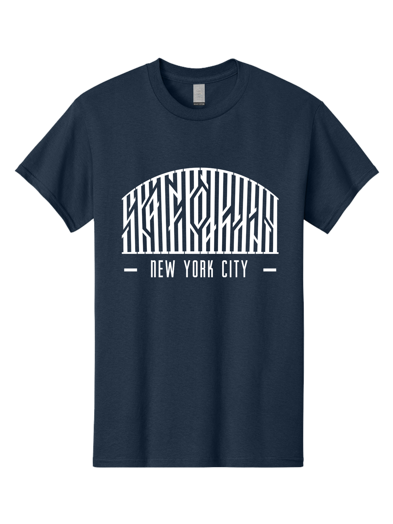 New-York-City Men'S Graphic Tee, 100% Cotton, Comfortable Casual Summer Wear, Machine Washable, New York City, Brooklyn Bridge, Cityscape, Urban Landscape, Iconic Landmarks, Nyc, Bridge Design, Modern Architecture, City View Aac157 3