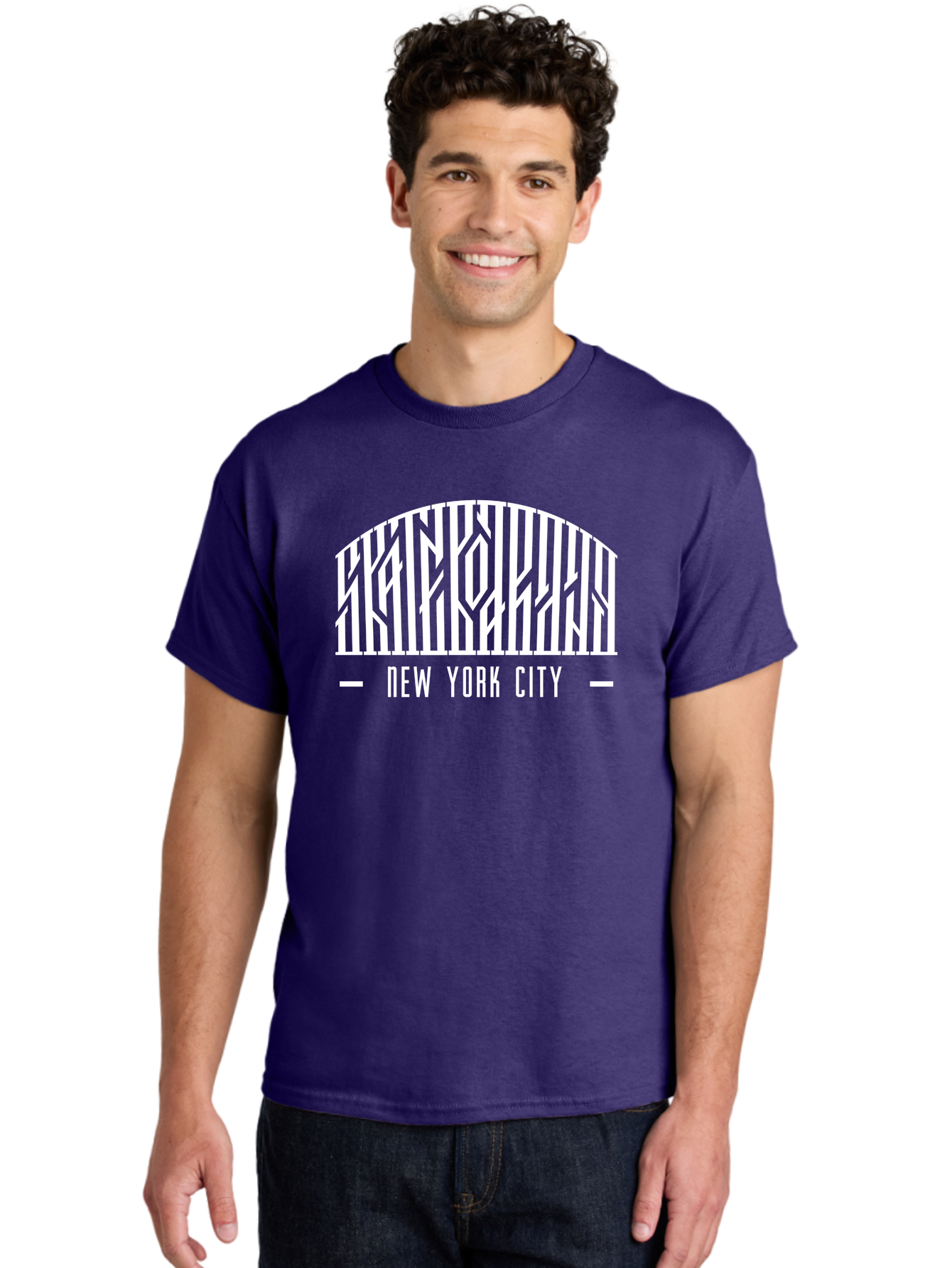 New-York-City Men'S Graphic Tee, 100% Cotton, Comfortable Casual Summer Wear, Machine Washable, New York City, Brooklyn Bridge, Cityscape, Urban Landscape, Iconic Landmarks, Nyc, Bridge Design, Modern Architecture, City View Aac157 22