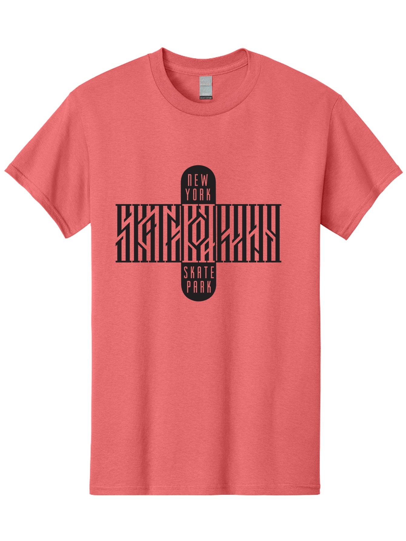 New-York-Skate-Park-1 Men'S Graphic Tee, 100% Cotton, Comfortable Casual Summer Wear, Machine Washable, Skateboard Logo, Skate Park Design, New York Skate Culture, Streetwear Graphics, Skateboarding Lifestyle, Graphic Design Elements, Aac158 4