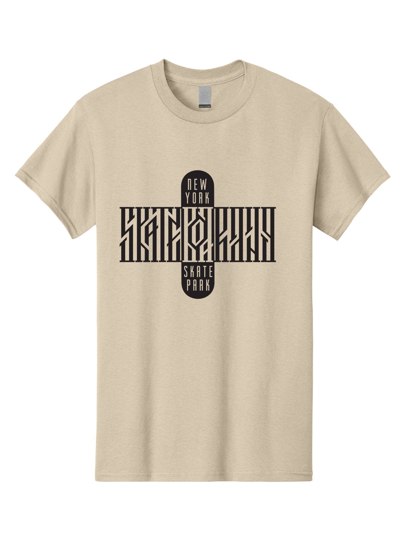 New-York-Skate-Park-1 Men'S Graphic Tee, 100% Cotton, Comfortable Casual Summer Wear, Machine Washable, Skateboard Logo, Skate Park Design, New York Skate Culture, Streetwear Graphics, Skateboarding Lifestyle, Graphic Design Elements, Aac158 15