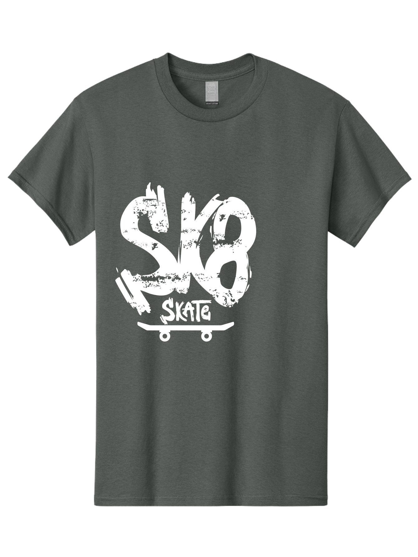 Sk8-2 Men'S Graphic Tee, 100% Cotton, Comfortable Casual Summer Wear, Machine Washable, Skateboarding Logo, Skate Culture, Streetwear Fashion, Action Sports, Skateboarding Brand, Edgy Design, Youth Lifestyle, Skateboard Graphics Aac161 3