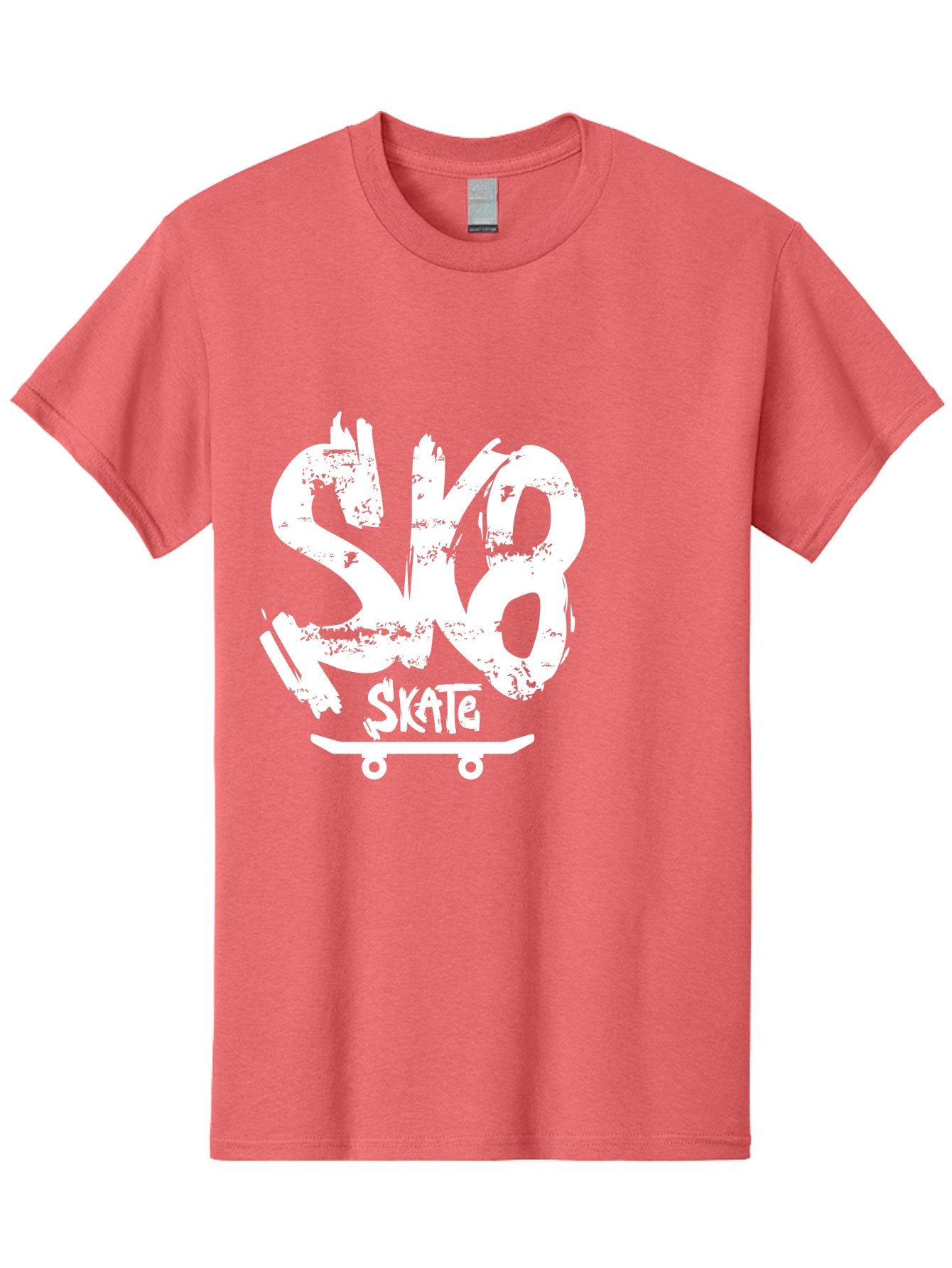 Sk8-2 Men'S Graphic Tee, 100% Cotton, Comfortable Casual Summer Wear, Machine Washable, Skateboarding Logo, Skate Culture, Streetwear Fashion, Action Sports, Skateboarding Brand, Edgy Design, Youth Lifestyle, Skateboard Graphics Aac161 7