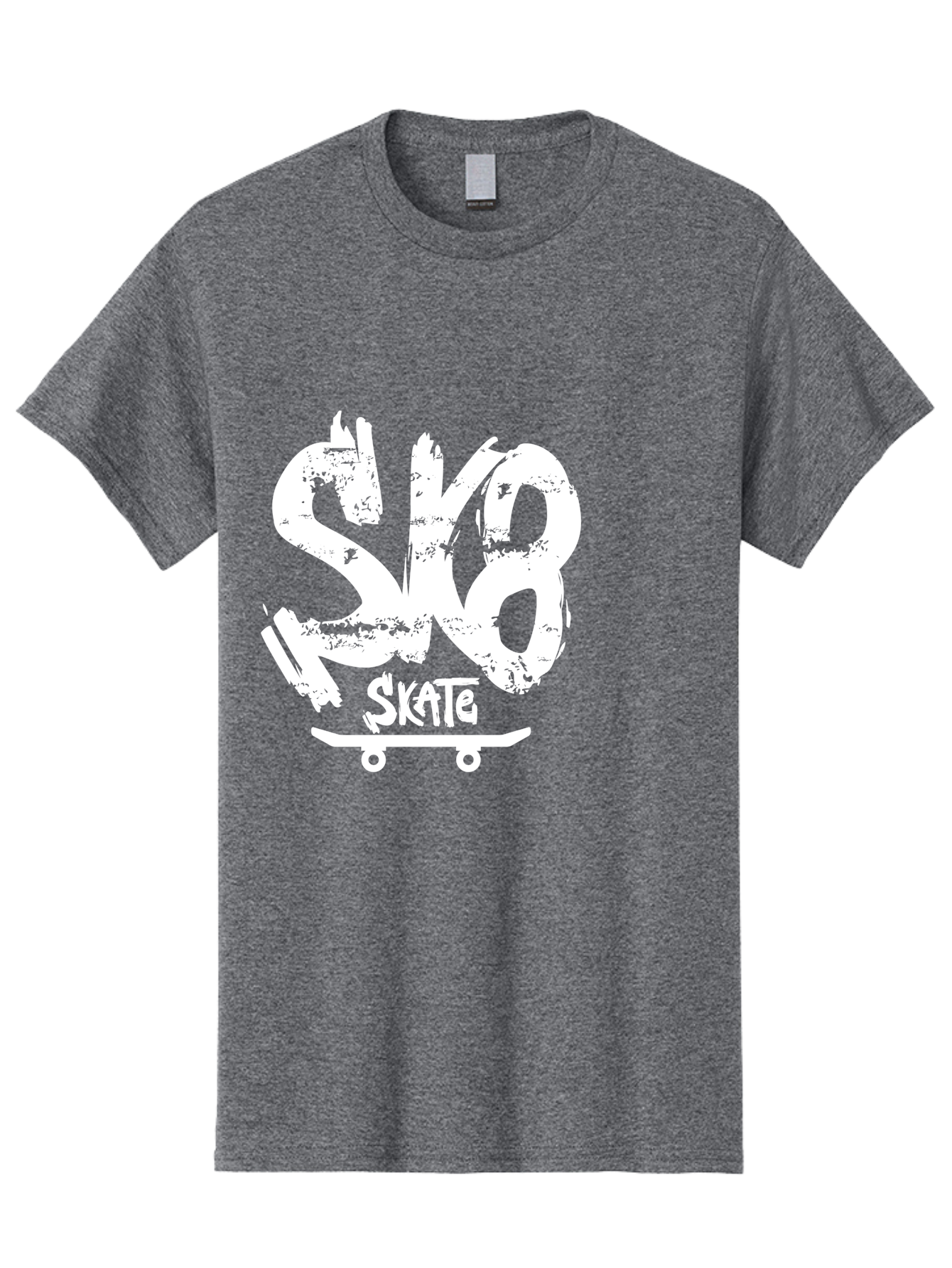 Sk8-2 Men'S Graphic Tee, 100% Cotton, Comfortable Casual Summer Wear, Machine Washable, Skateboarding Logo, Skate Culture, Streetwear Fashion, Action Sports, Skateboarding Brand, Edgy Design, Youth Lifestyle, Skateboard Graphics Aac161 11