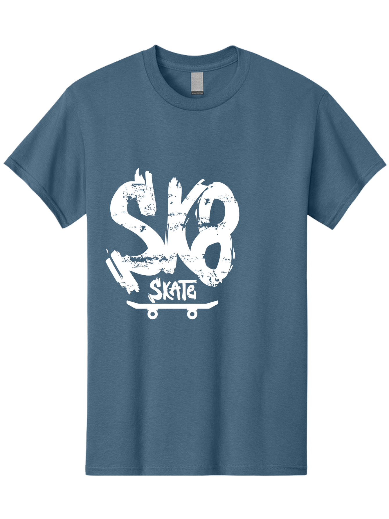 Sk8-2 Men'S Graphic Tee, 100% Cotton, Comfortable Casual Summer Wear, Machine Washable, Skateboarding Logo, Skate Culture, Streetwear Fashion, Action Sports, Skateboarding Brand, Edgy Design, Youth Lifestyle, Skateboard Graphics Aac161 5