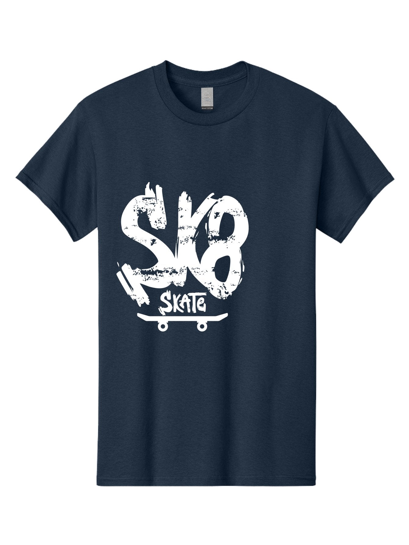 Sk8-2 Men'S Graphic Tee, 100% Cotton, Comfortable Casual Summer Wear, Machine Washable, Skateboarding Logo, Skate Culture, Streetwear Fashion, Action Sports, Skateboarding Brand, Edgy Design, Youth Lifestyle, Skateboard Graphics Aac161 15