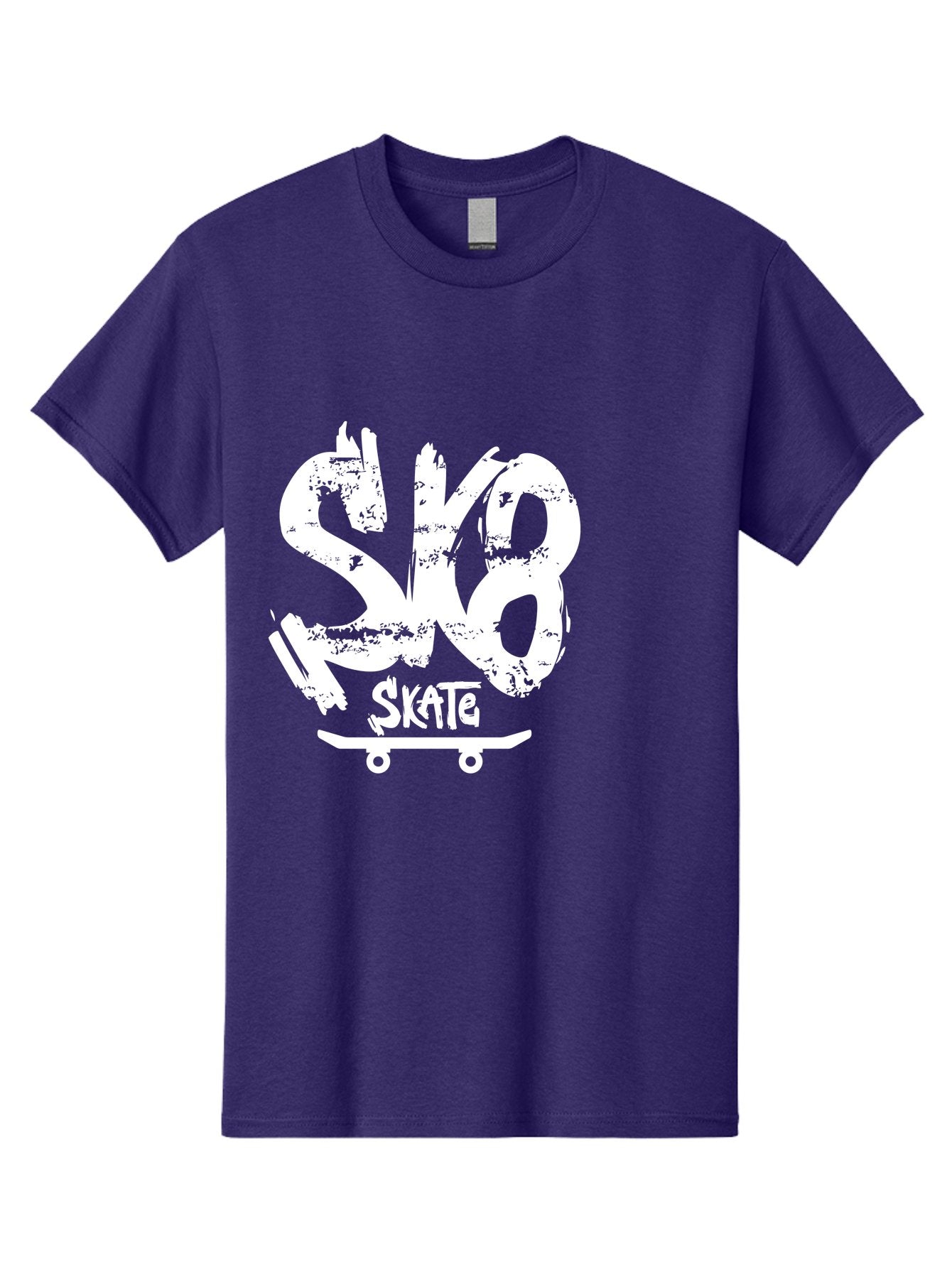 Sk8-2 Men'S Graphic Tee, 100% Cotton, Comfortable Casual Summer Wear, Machine Washable, Skateboarding Logo, Skate Culture, Streetwear Fashion, Action Sports, Skateboarding Brand, Edgy Design, Youth Lifestyle, Skateboard Graphics Aac161 13