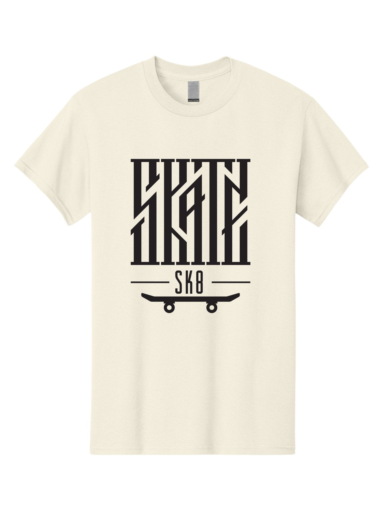 Sk8-3 Men'S Graphic Tee, 100% Cotton, Comfortable Casual Summer Wear, Machine Washable, Skateboarding, Sk8, Skate Culture, Streetwear, Extreme Sports, Graphic Design, Urban Style, Skateboard Graphics, Black And Green Design, Skateboard Art Aac162 9
