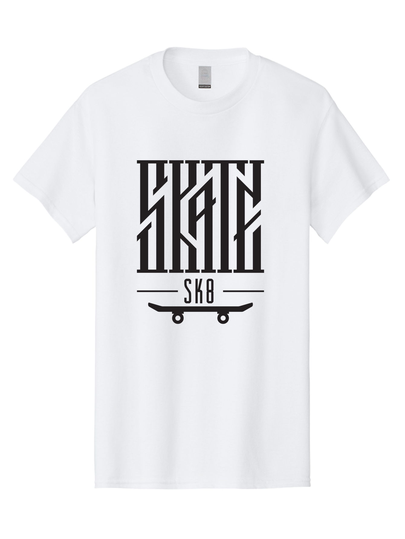 Sk8-3 Men'S Graphic Tee, 100% Cotton, Comfortable Casual Summer Wear, Machine Washable, Skateboarding, Sk8, Skate Culture, Streetwear, Extreme Sports, Graphic Design, Urban Style, Skateboard Graphics, Black And Green Design, Skateboard Art Aac162 19