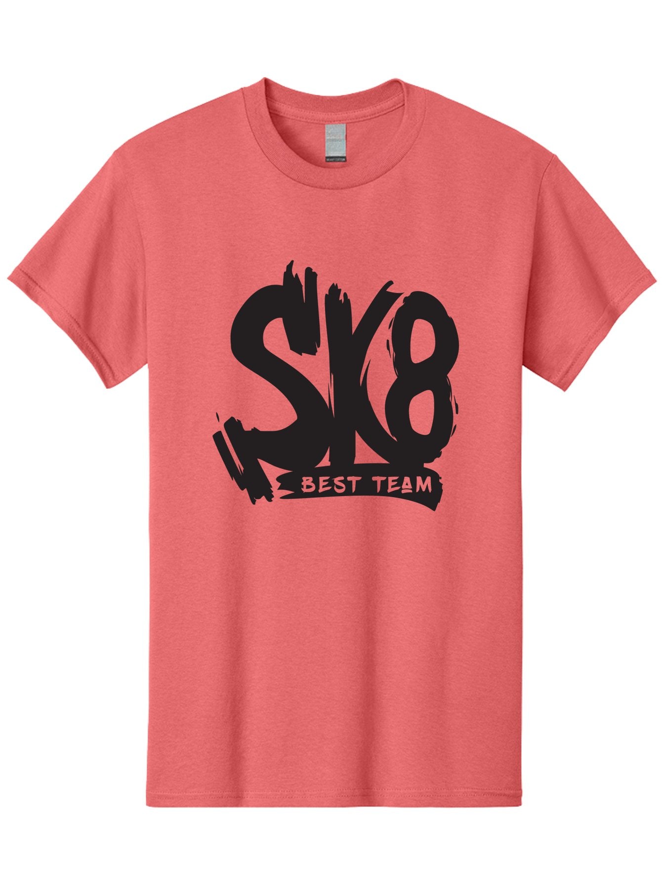 Sk8-Best-Team-1 Men'S Graphic Tee, 100% Cotton, Comfortable Casual Summer Wear, Machine Washable, Sk8 Best Team, Skate Team Logo, Skateboarding Graphics, Team Branding, Urban Sports, Action Sports, Skate Culture, Team Identity Aac163