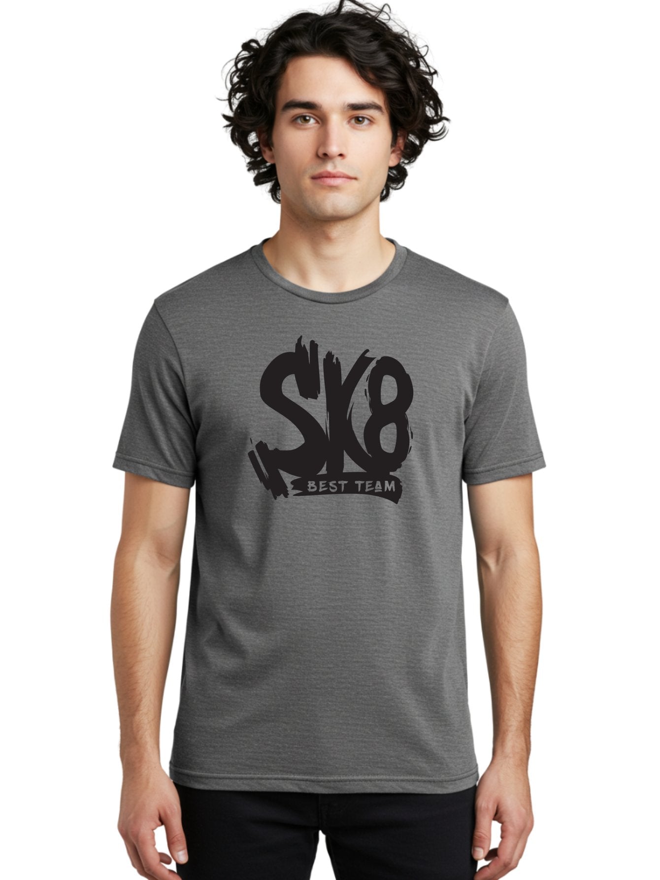 Sk8-Best-Team-1 Men'S Graphic Tee, 100% Cotton, Comfortable Casual Summer Wear, Machine Washable, Sk8 Best Team, Skate Team Logo, Skateboarding Graphics, Team Branding, Urban Sports, Action Sports, Skate Culture, Team Identity Aac163 17