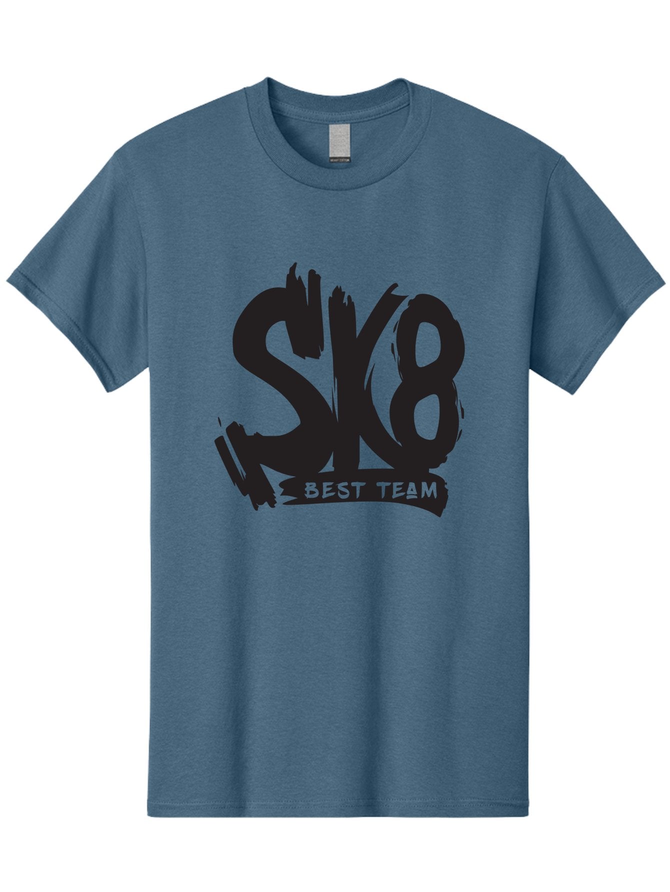 Sk8-Best-Team-1 Men'S Graphic Tee, 100% Cotton, Comfortable Casual Summer Wear, Machine Washable, Sk8 Best Team, Skate Team Logo, Skateboarding Graphics, Team Branding, Urban Sports, Action Sports, Skate Culture, Team Identity Aac163 5