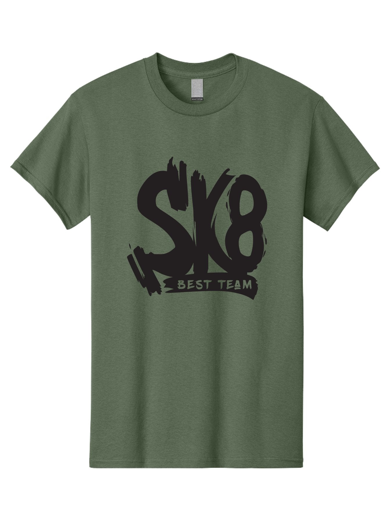 Sk8-Best-Team-1 Men'S Graphic Tee, 100% Cotton, Comfortable Casual Summer Wear, Machine Washable, Sk8 Best Team, Skate Team Logo, Skateboarding Graphics, Team Branding, Urban Sports, Action Sports, Skate Culture, Team Identity Aac163 9