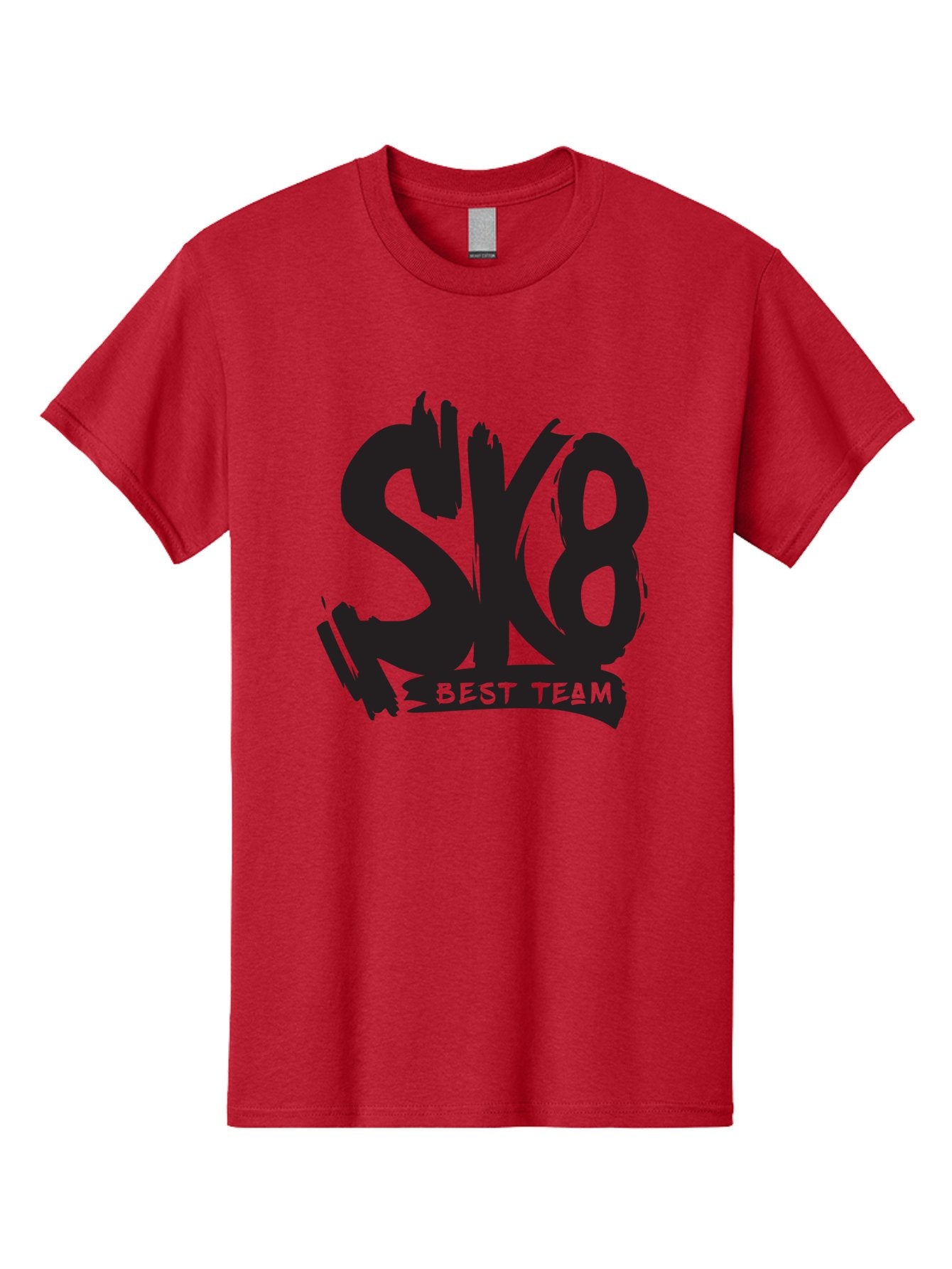 Sk8-Best-Team-1 Men'S Graphic Tee, 100% Cotton, Comfortable Casual Summer Wear, Machine Washable, Sk8 Best Team, Skate Team Logo, Skateboarding Graphics, Team Branding, Urban Sports, Action Sports, Skate Culture, Team Identity Aac163 8