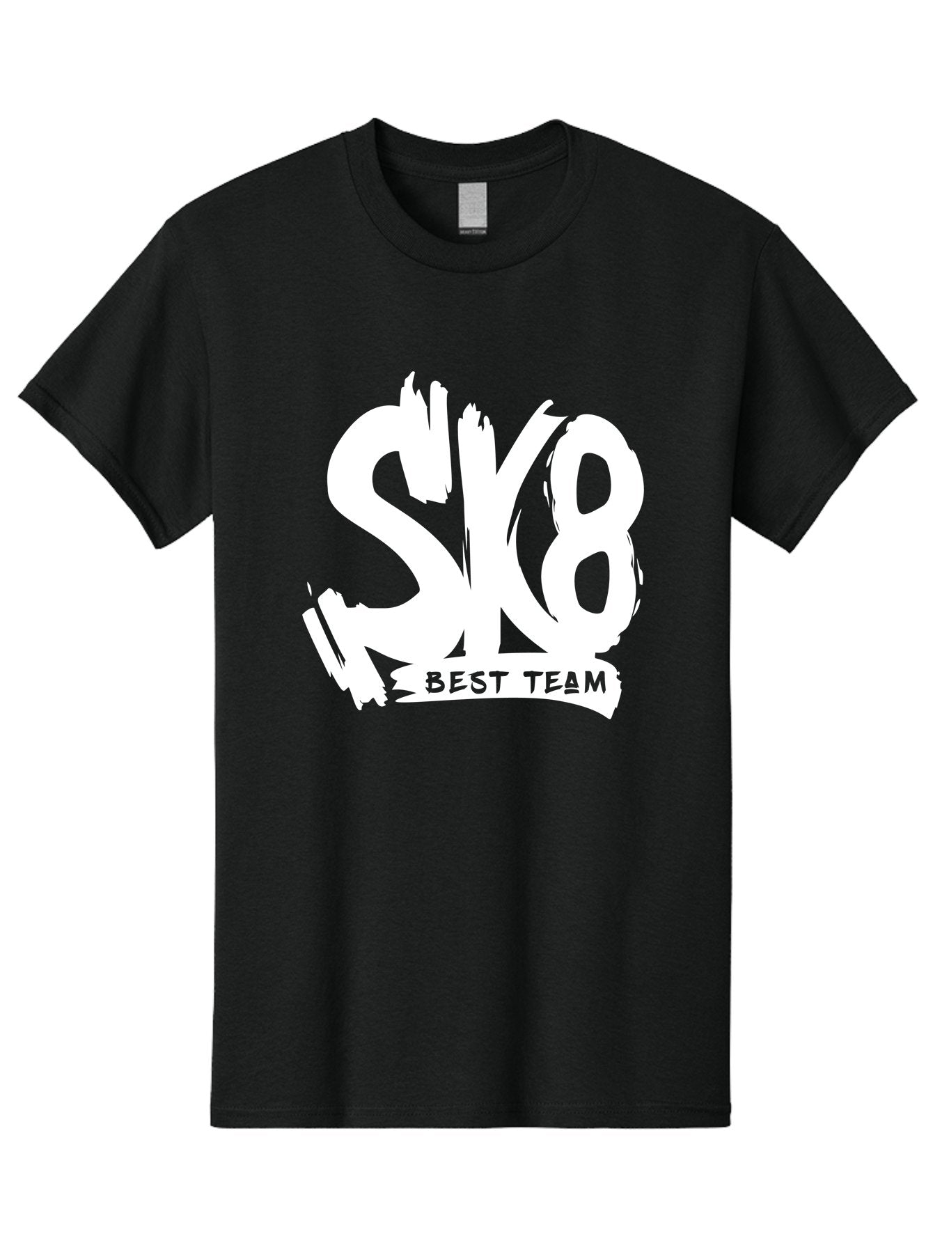 Sk8-Best-Team Men'S Graphic Tee, 100% Cotton, Comfortable Casual Summer Wear, Machine Washable, Action Sports Team Logo, Skateboarding Graphics, Team Spirit, Best Team Logo, Sports Branding, Team Identity, Skate Culture Aac164 9