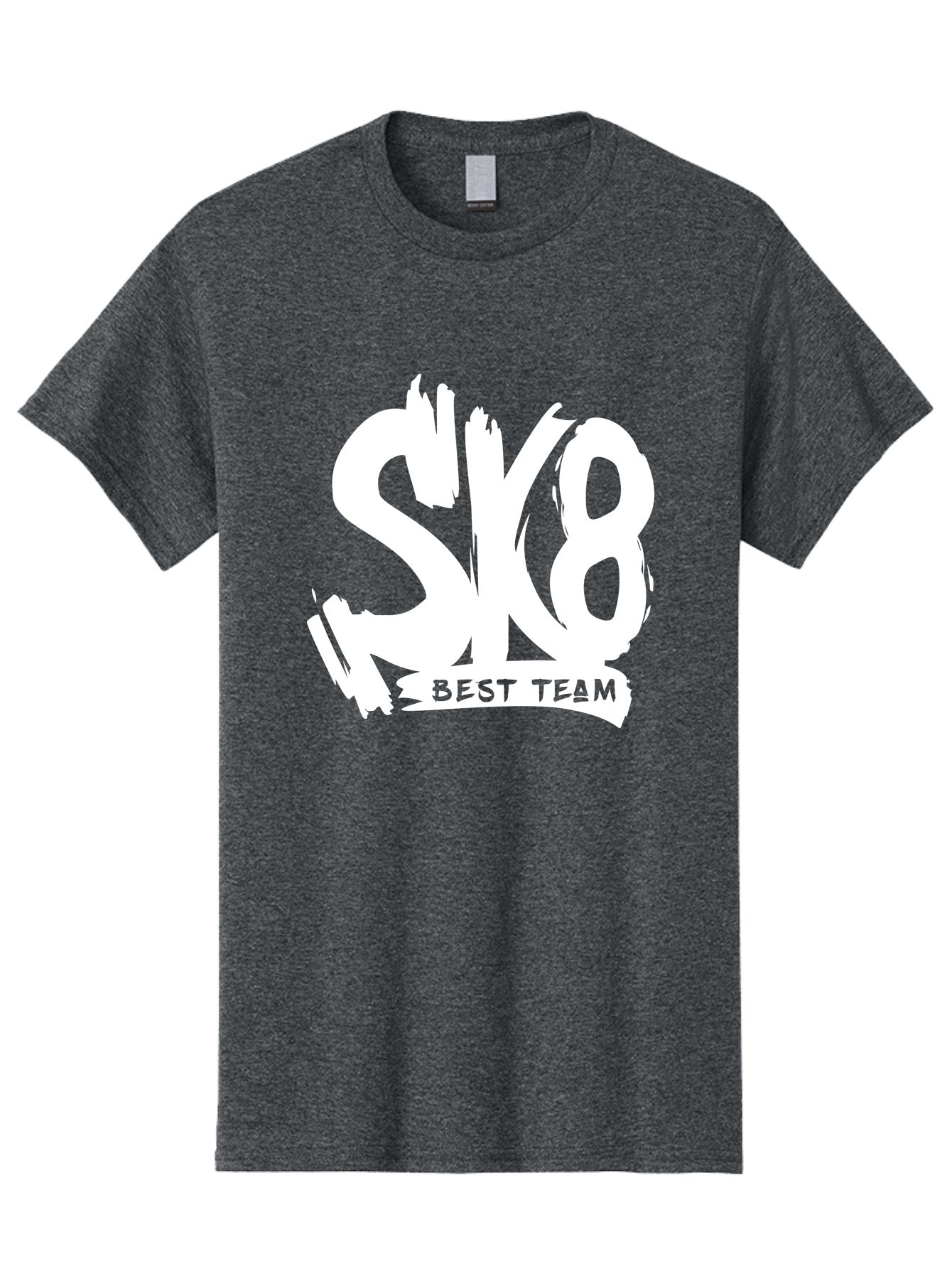 Sk8-Best-Team Men'S Graphic Tee, 100% Cotton, Comfortable Casual Summer Wear, Machine Washable, Action Sports Team Logo, Skateboarding Graphics, Team Spirit, Best Team Logo, Sports Branding, Team Identity, Skate Culture Aac164 13