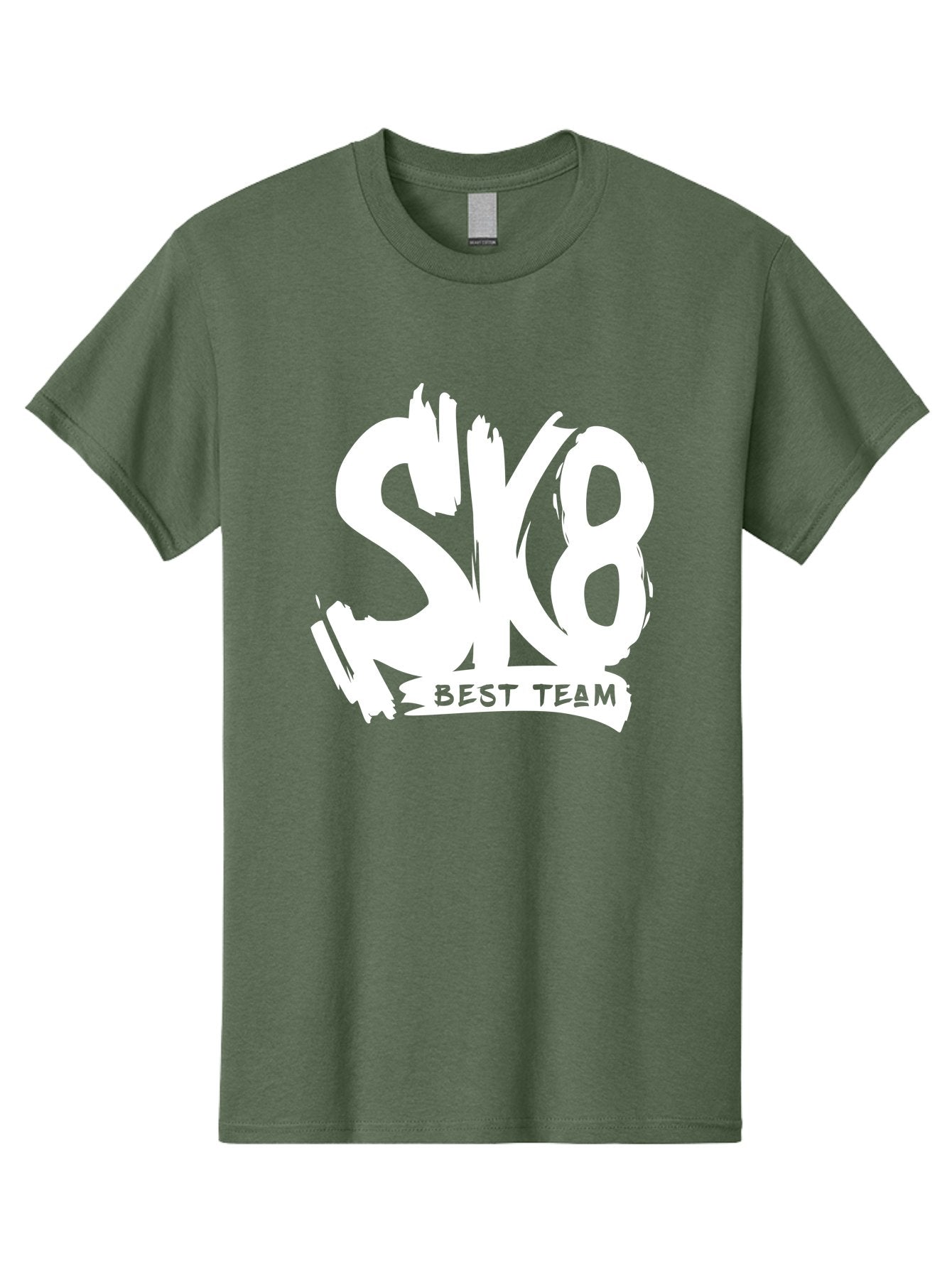 Sk8-Best-Team Men'S Graphic Tee, 100% Cotton, Comfortable Casual Summer Wear, Machine Washable, Action Sports Team Logo, Skateboarding Graphics, Team Spirit, Best Team Logo, Sports Branding, Team Identity, Skate Culture Aac164 8