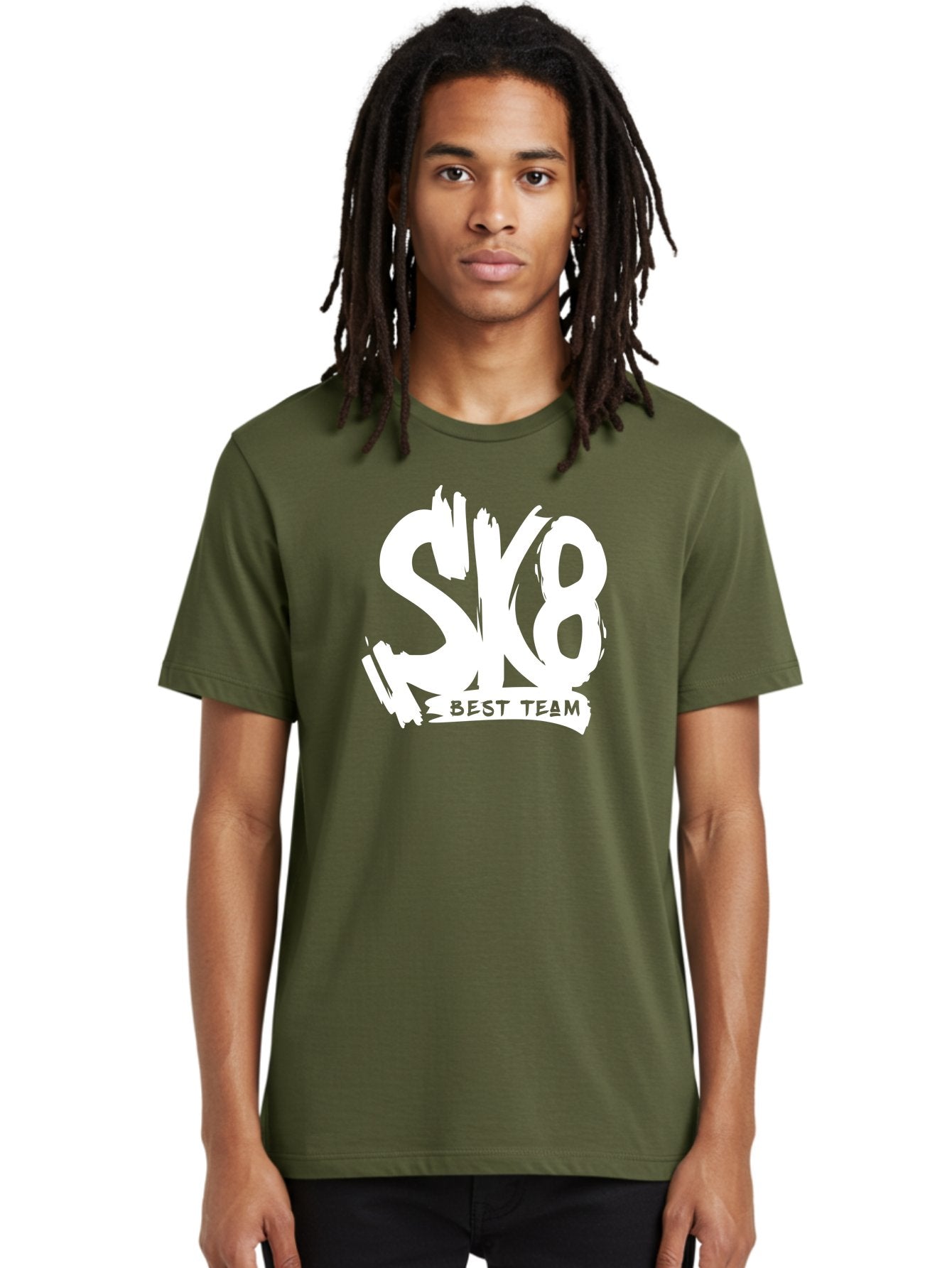 Sk8-Best-Team Men'S Graphic Tee, 100% Cotton, Comfortable Casual Summer Wear, Machine Washable, Action Sports Team Logo, Skateboarding Graphics, Team Spirit, Best Team Logo, Sports Branding, Team Identity, Skate Culture Aac164 25