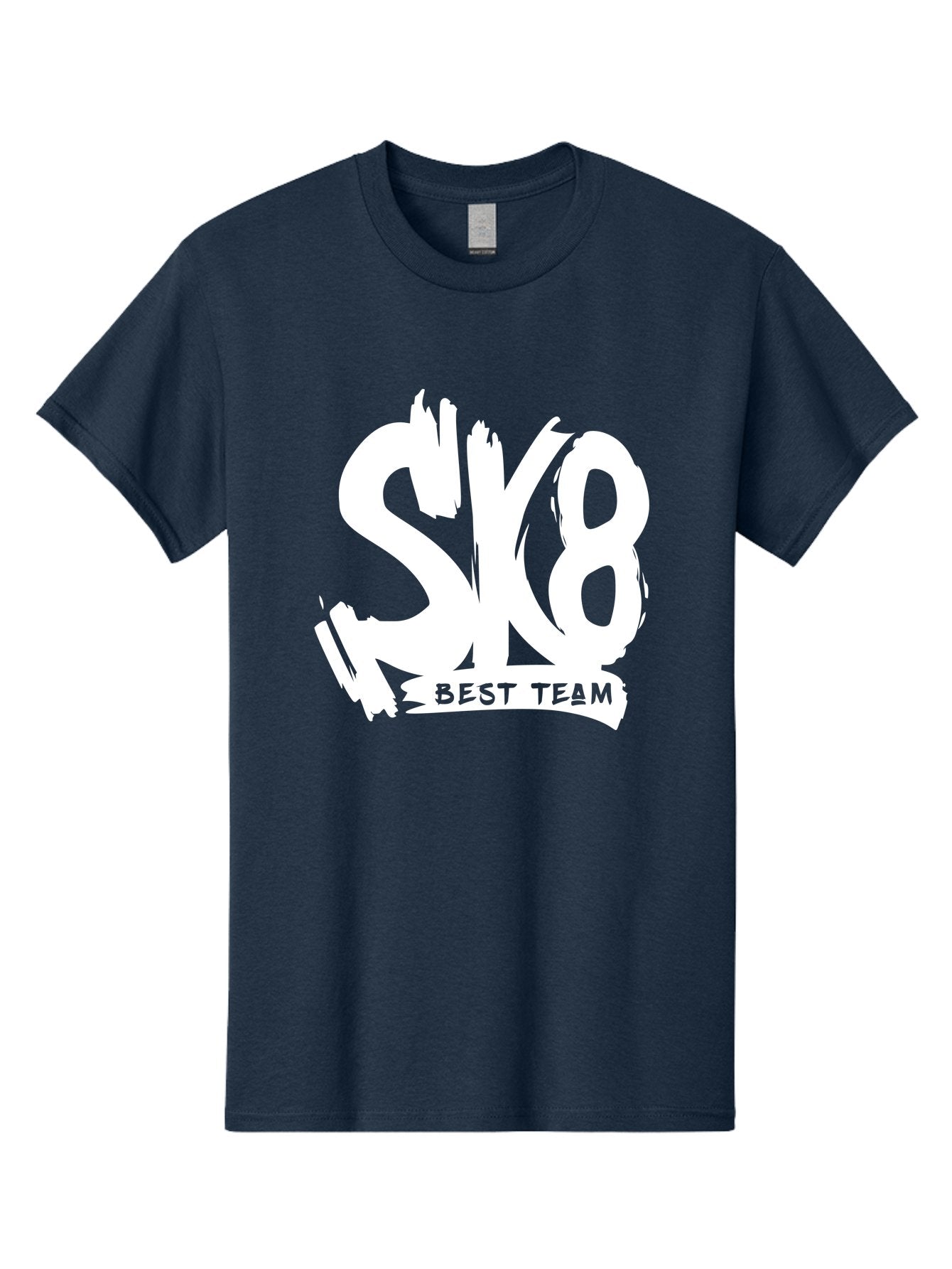 Sk8-Best-Team Men'S Graphic Tee, 100% Cotton, Comfortable Casual Summer Wear, Machine Washable, Action Sports Team Logo, Skateboarding Graphics, Team Spirit, Best Team Logo, Sports Branding, Team Identity, Skate Culture Aac164 10