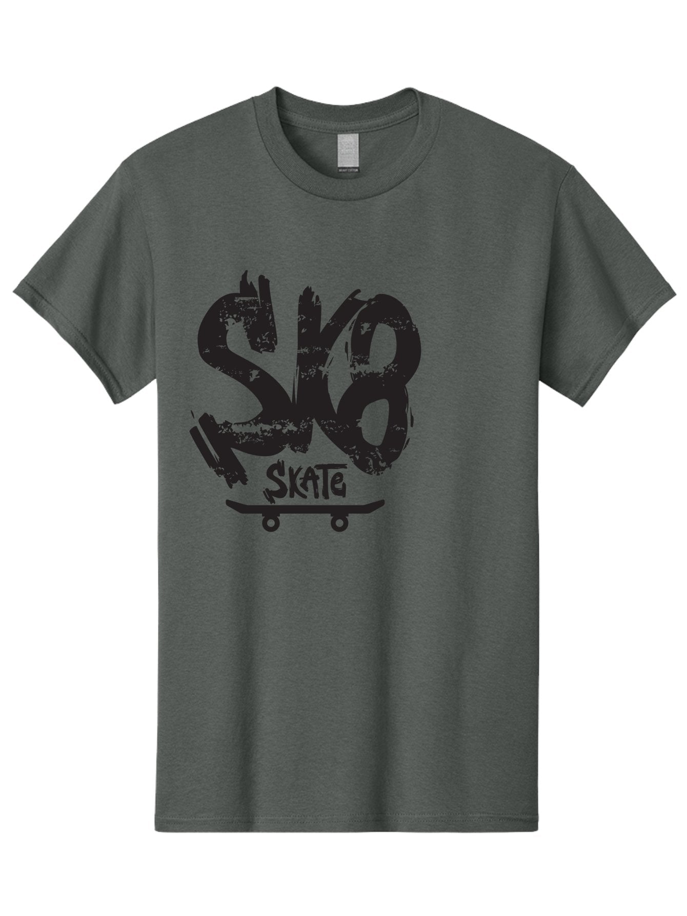 Sk8 Men'S Graphic Tee, 100% Cotton, Comfortable Casual Summer Wear, Machine Washable, Skateboarding Logo, Graffiti Style, Urban Culture, Street Art, Skateboard Graphics, Extreme Sports, Youth Culture, Edgy Design Aac167 6
