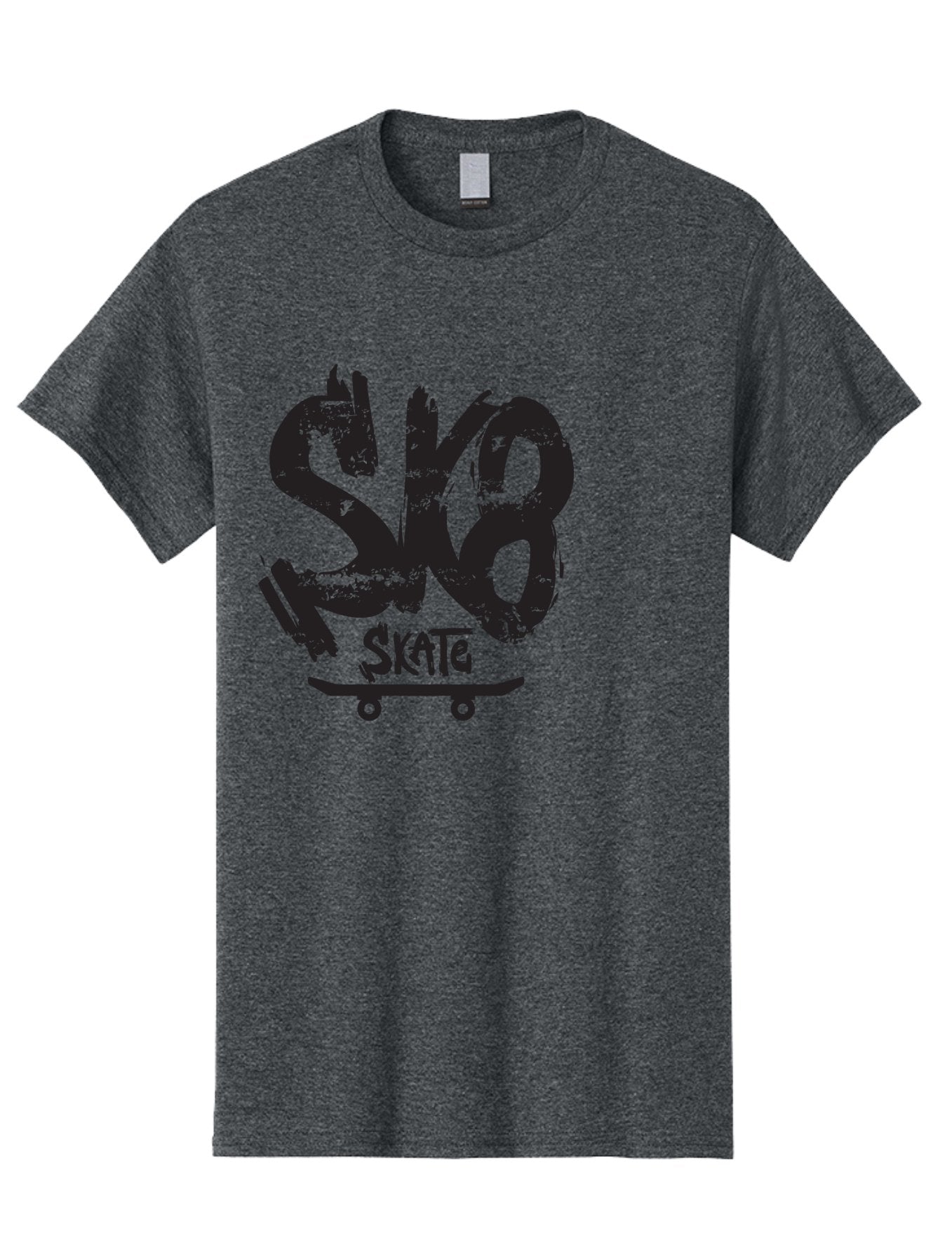 Sk8 Men'S Graphic Tee, 100% Cotton, Comfortable Casual Summer Wear, Machine Washable, Skateboarding Logo, Graffiti Style, Urban Culture, Street Art, Skateboard Graphics, Extreme Sports, Youth Culture, Edgy Design Aac167 15