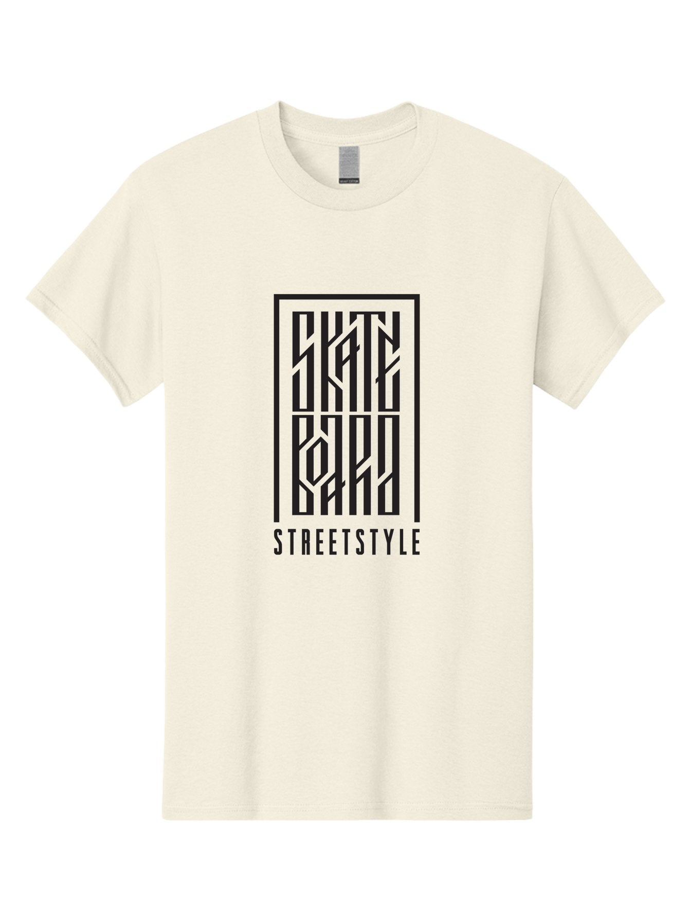 Skate-Board-Streetstyle Men'S Graphic Tee, 100% Cotton, Comfortable Casual Summer Wear, Machine Washable, Skateboard, Street Style, Urban Fashion, Skate Culture, Graphic Design, Typography, Skateboarding Lifestyle, Trendy Graphics, Aac168 4