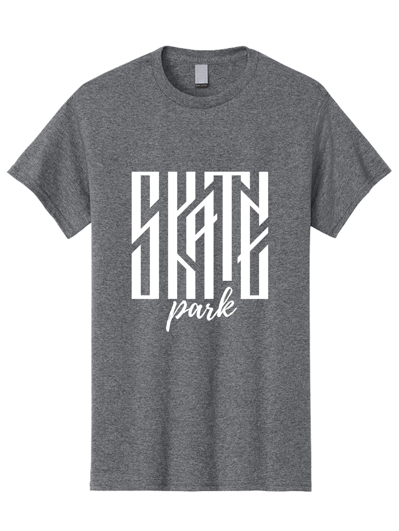 Skate-Park Men'S Graphic Tee, 100% Cotton, Comfortable Casual Summer Wear, Machine Washable, Skateboarding, Extreme Sports, Action Sports, Skate Culture, Streetwear Fashion, Skatepark Design, Urban Lifestyle, Skateboarding Community Aac170