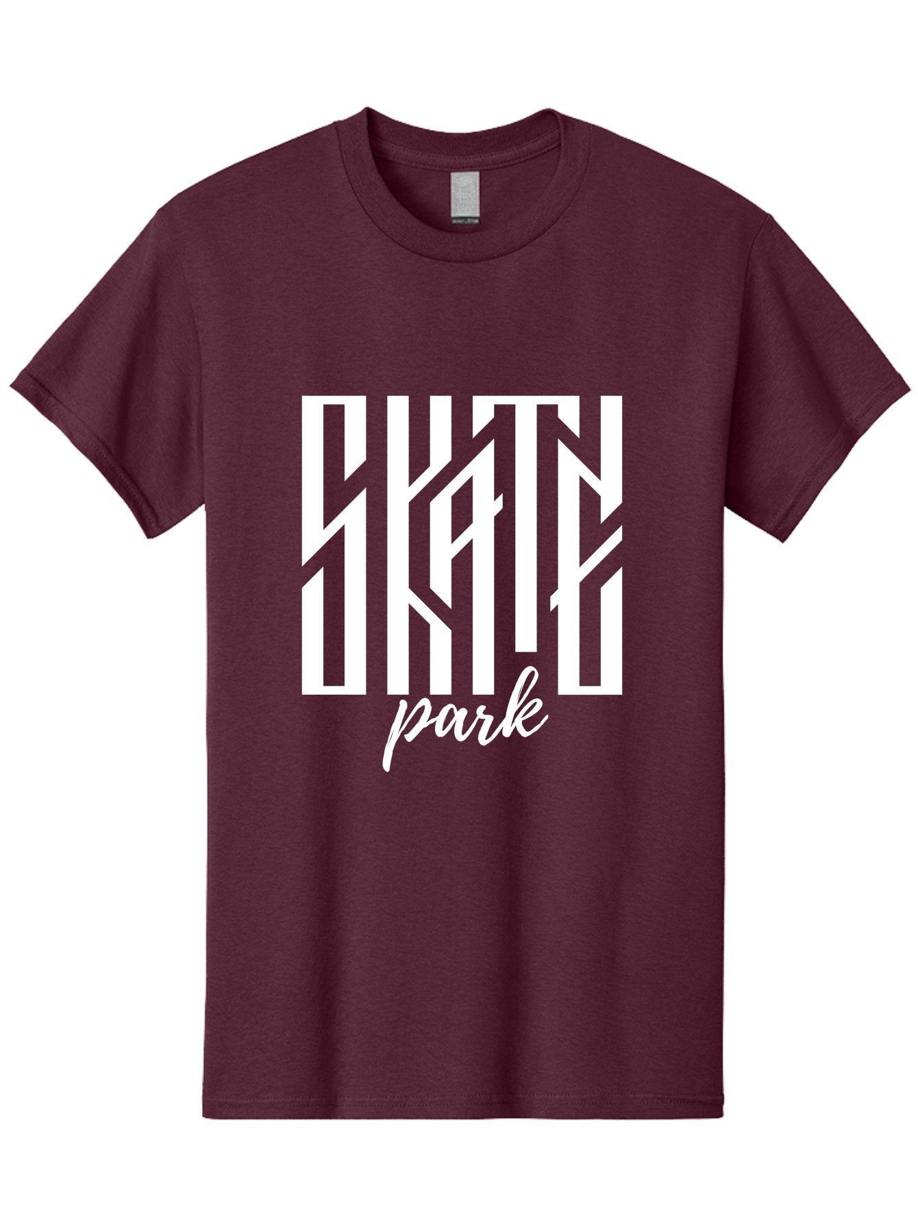 Skate-Park Men'S Graphic Tee, 100% Cotton, Comfortable Casual Summer Wear, Machine Washable, Skateboarding, Extreme Sports, Action Sports, Skate Culture, Streetwear Fashion, Skatepark Design, Urban Lifestyle, Skateboarding Community Aac170