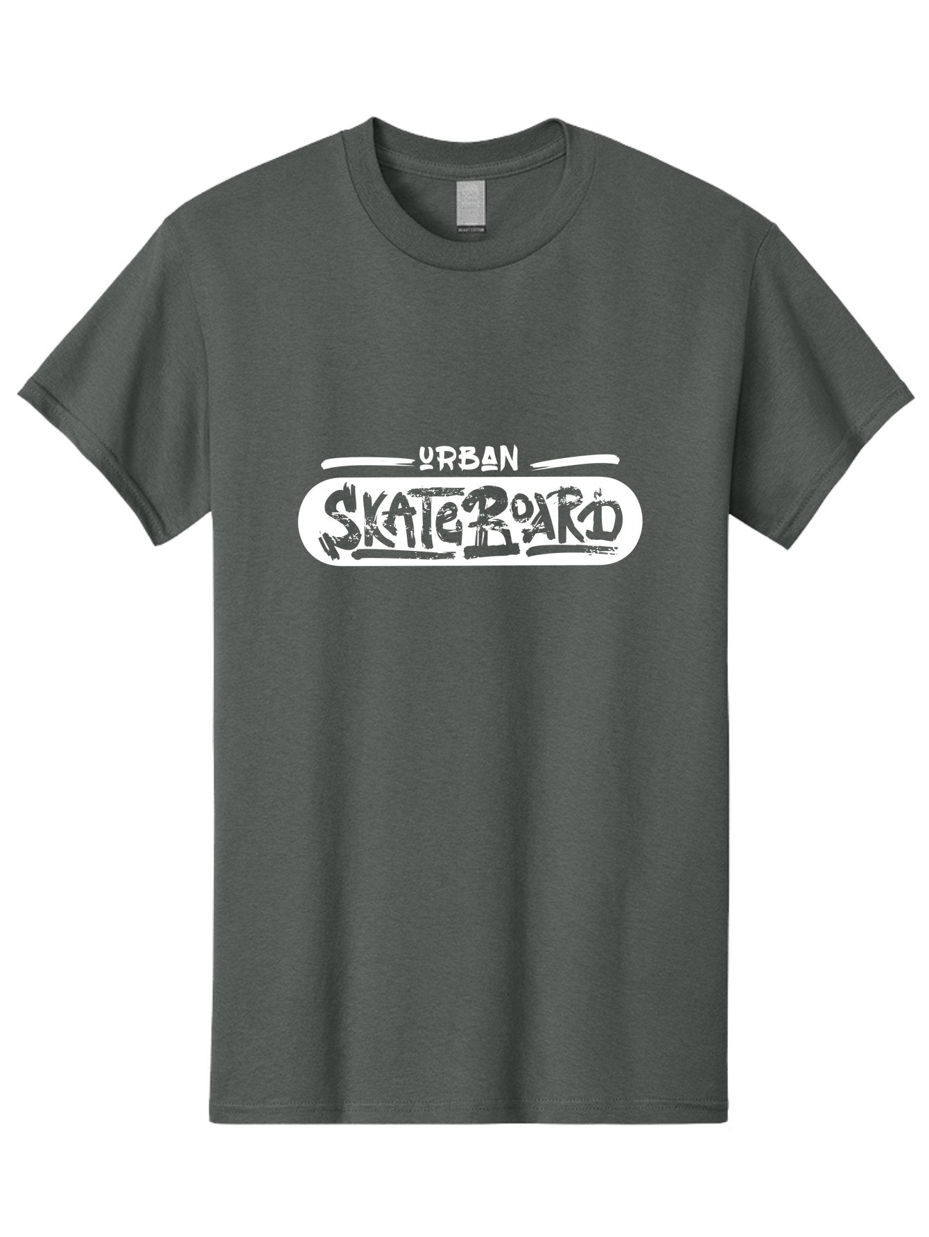 Urban-Skateboard Men'S Graphic Tee, 100% Cotton, Comfortable Casual Summer Wear, Machine Washable, Skateboarding Culture, Urban Lifestyle, Streetwear Fashion, Skateboard Graphics, Graffiti Art, Youth Culture, Skateboarding Community, Aac174 10