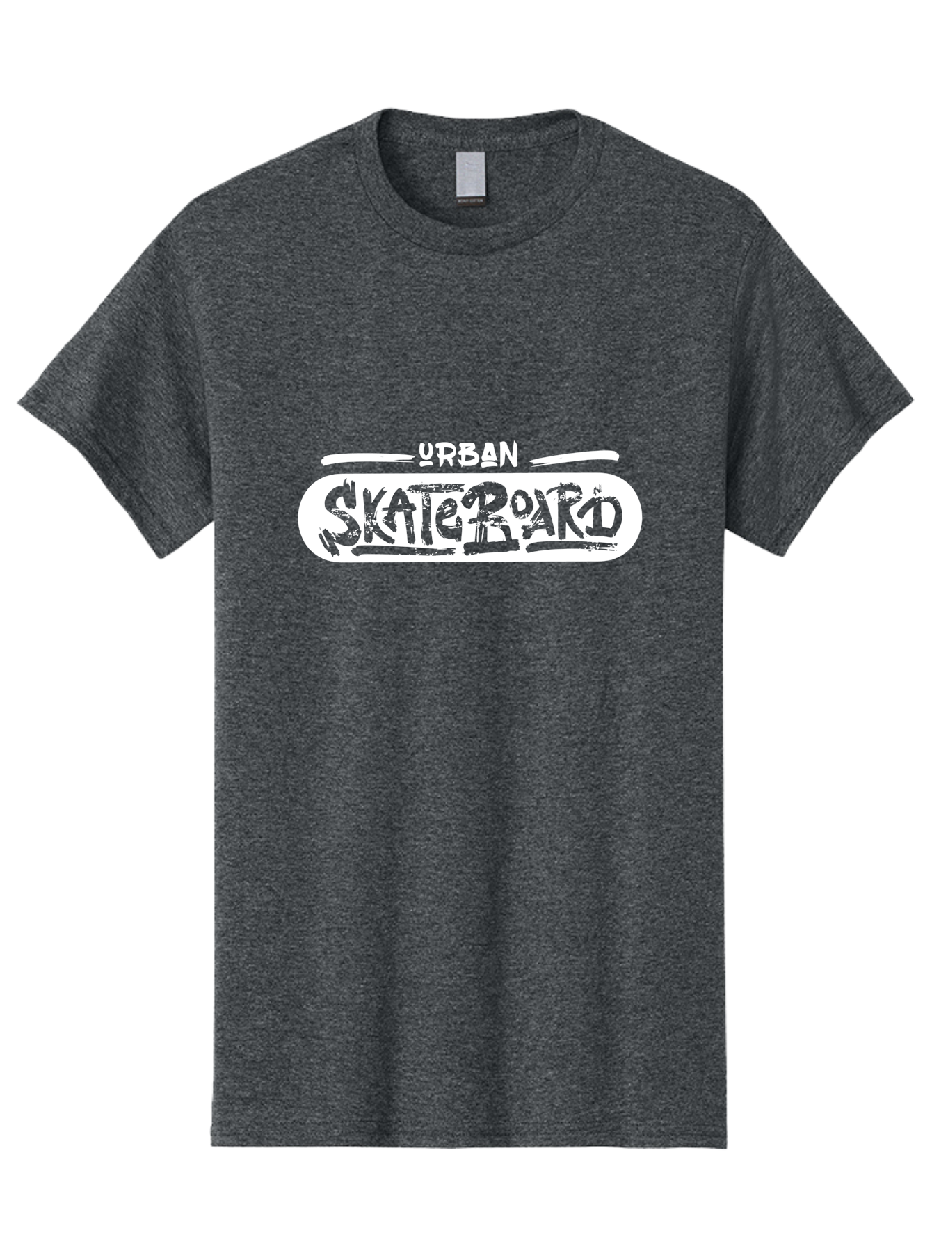 Urban-Skateboard Men'S Graphic Tee, 100% Cotton, Comfortable Casual Summer Wear, Machine Washable, Skateboarding Culture, Urban Lifestyle, Streetwear Fashion, Skateboard Graphics, Graffiti Art, Youth Culture, Skateboarding Community, Aac174 11