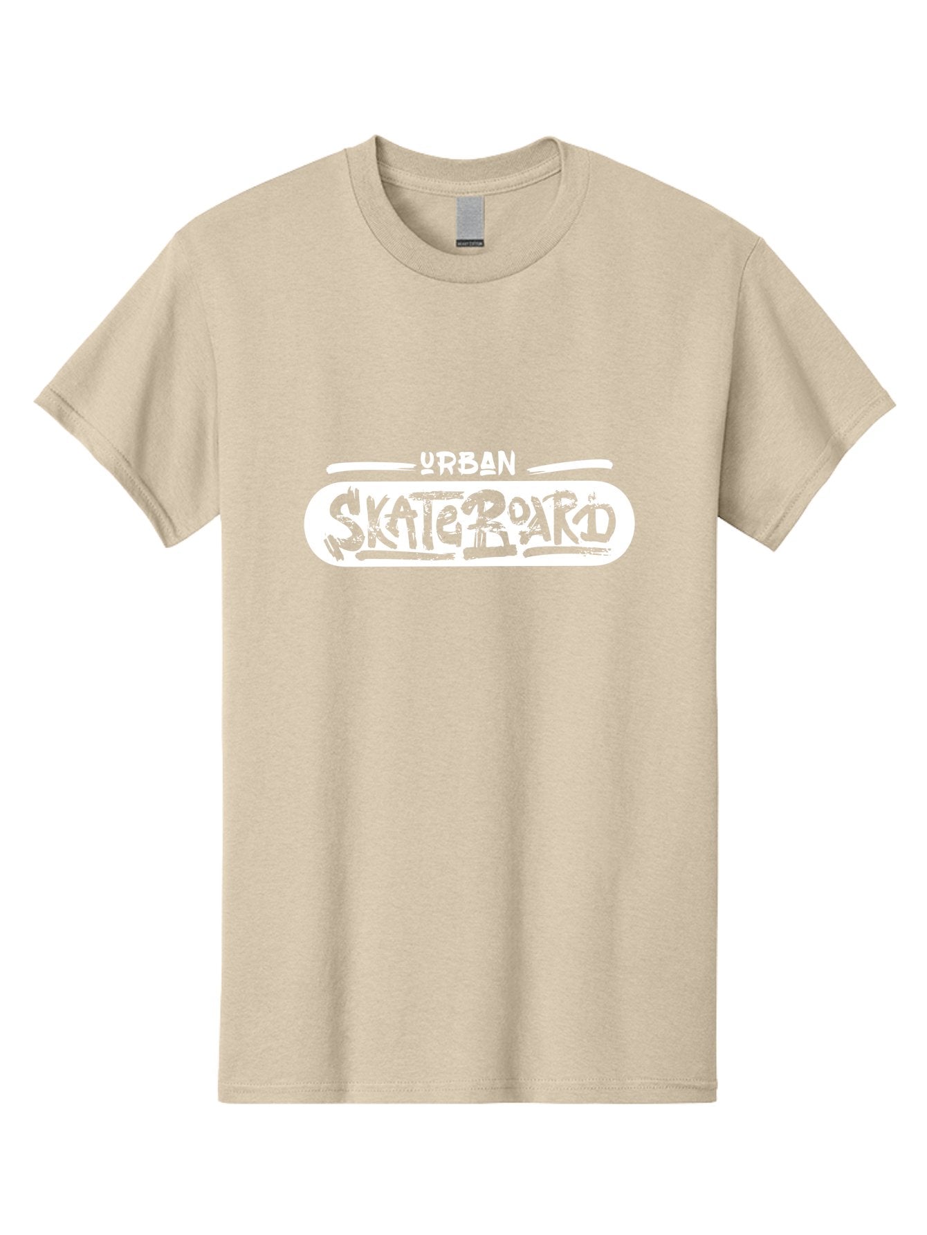 Urban-Skateboard Men'S Graphic Tee, 100% Cotton, Comfortable Casual Summer Wear, Machine Washable, Skateboarding Culture, Urban Lifestyle, Streetwear Fashion, Skateboard Graphics, Graffiti Art, Youth Culture, Skateboarding Community, Aac174 6