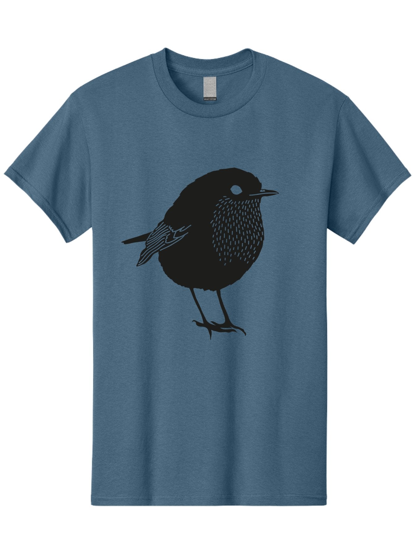 Bird-Silhouette-3 Men'S Graphic Tee, 100% Cotton, Comfortable Casual Summer Wear, Machine Washable, Black Bird Silhouette, Minimalist Design, Bird Illustration, Simple Art, Wildlife Graphic, Modern Illustration, Small Bird, Black Feathers Aac183 9
