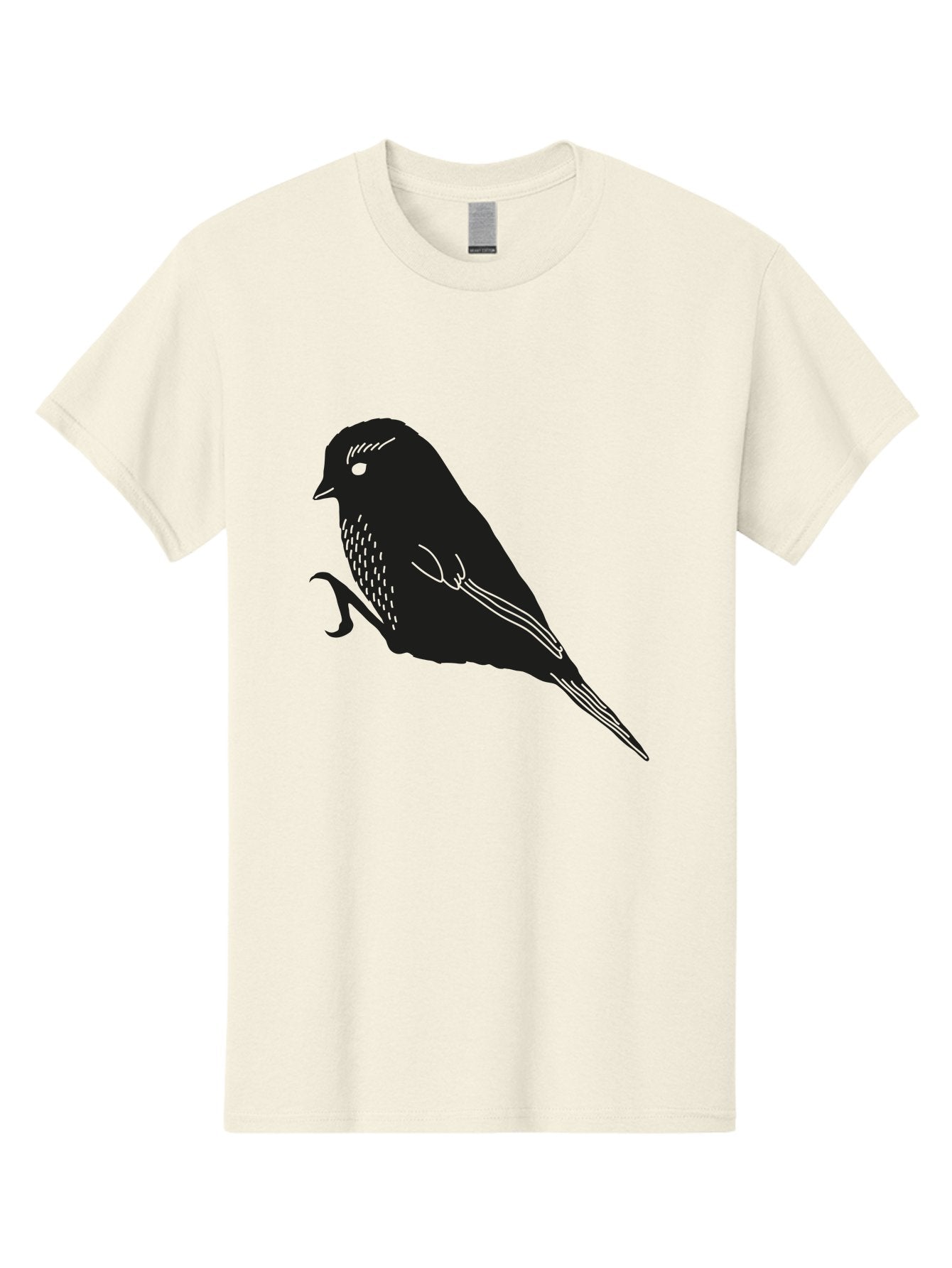 Bird Men'S Graphic Tee, 100% Cotton, Comfortable Casual Summer Wear, Machine Washable, Bird Silhouette, Sparrow Design, Simple Graphics, Minimalist Art, Avian Illustration, Wildlife Iconography, Feathered Friend Aac186 3