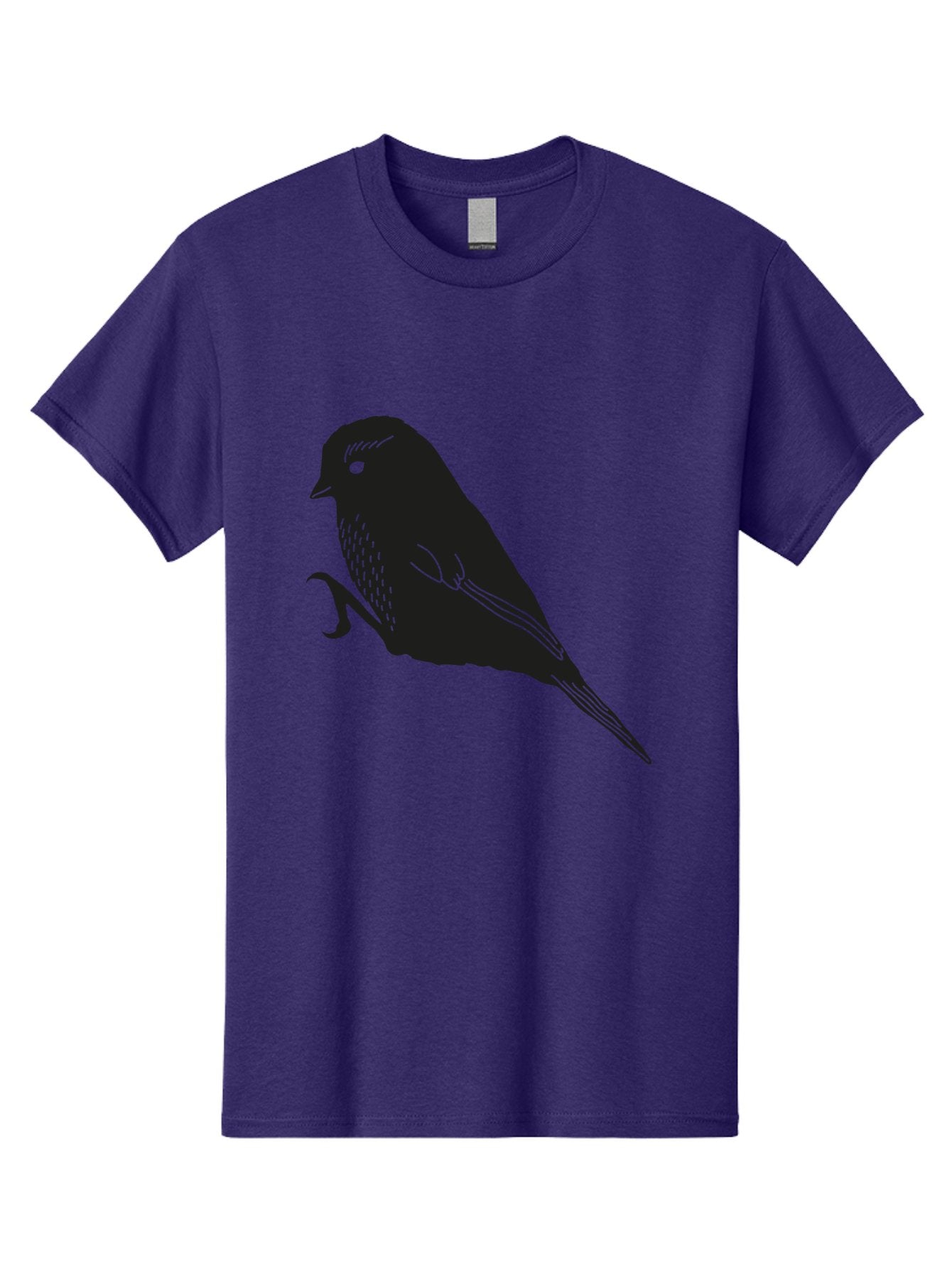 Bird Men'S Graphic Tee, 100% Cotton, Comfortable Casual Summer Wear, Machine Washable, Bird Silhouette, Sparrow Design, Simple Graphics, Minimalist Art, Avian Illustration, Wildlife Iconography, Feathered Friend Aac186 13