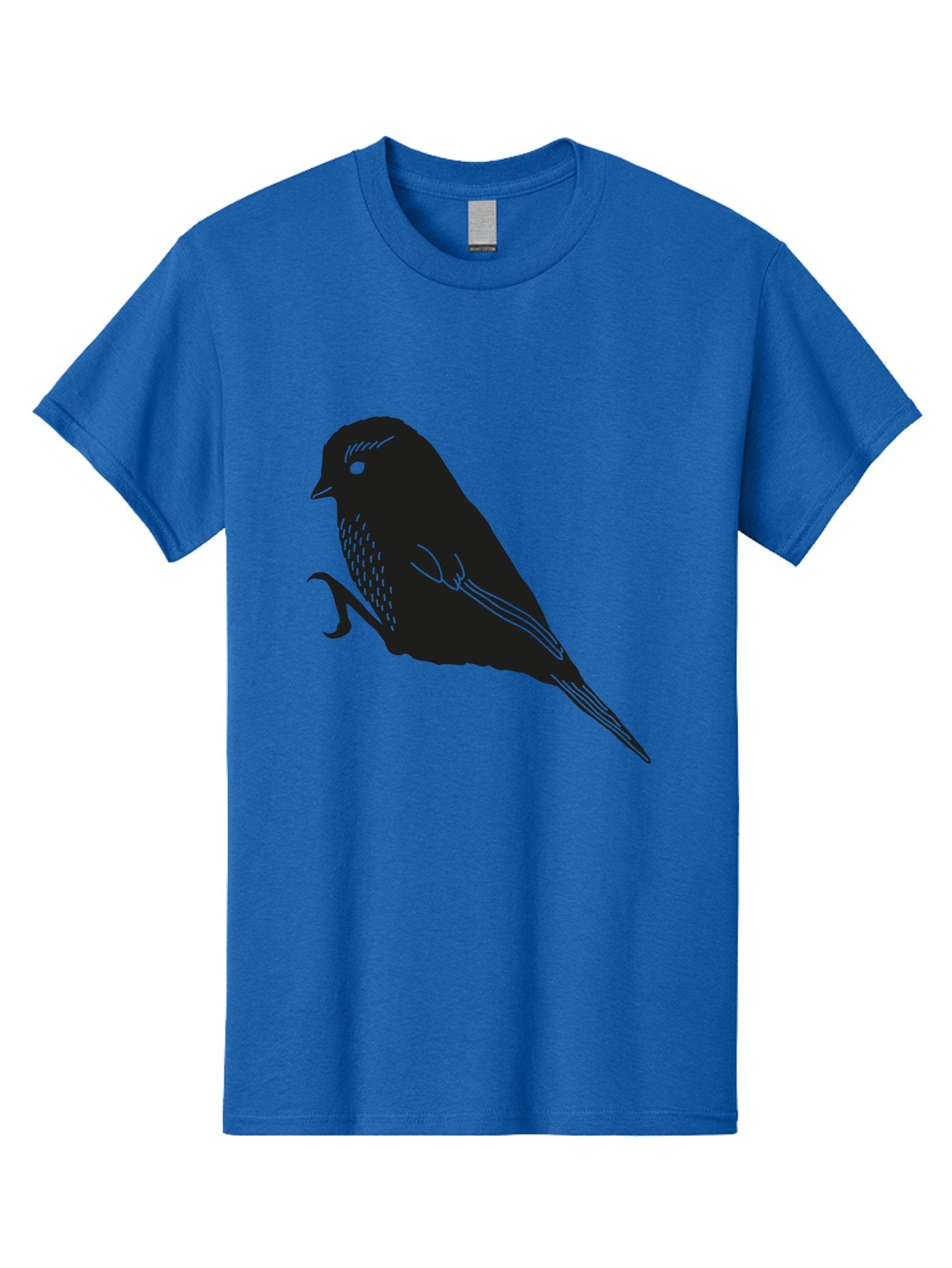 Bird Men'S Graphic Tee, 100% Cotton, Comfortable Casual Summer Wear, Machine Washable, Bird Silhouette, Sparrow Design, Simple Graphics, Minimalist Art, Avian Illustration, Wildlife Iconography, Feathered Friend Aac186 8
