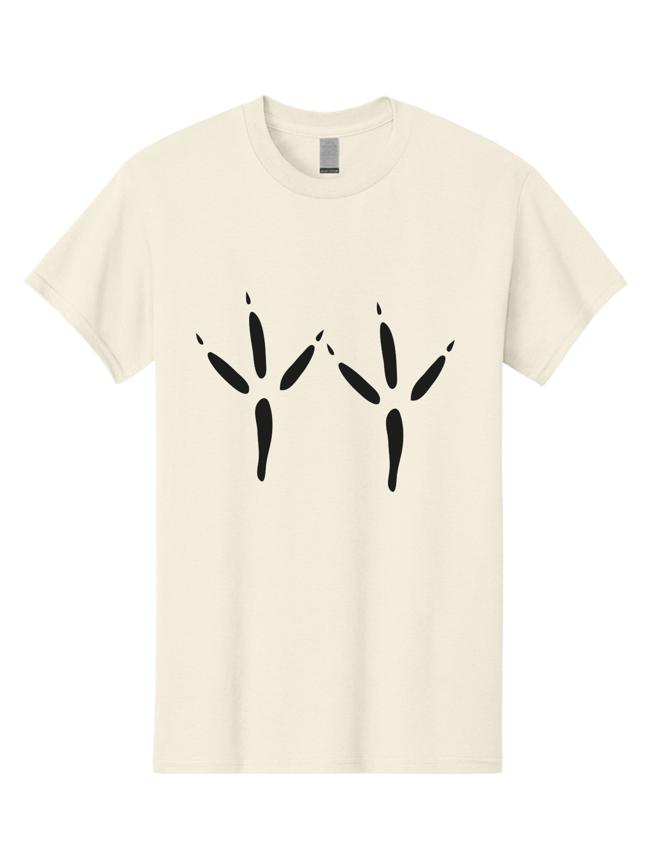 Black-Palm-Prints Men'S Graphic Tee, 100% Cotton, Comfortable Casual Summer Wear, Machine Washable, Cat Paw Prints, Black Paw Prints, Feline Footprints, Animal Tracks, Pet Markings, Simple Design, Minimalist Art Aac191 19