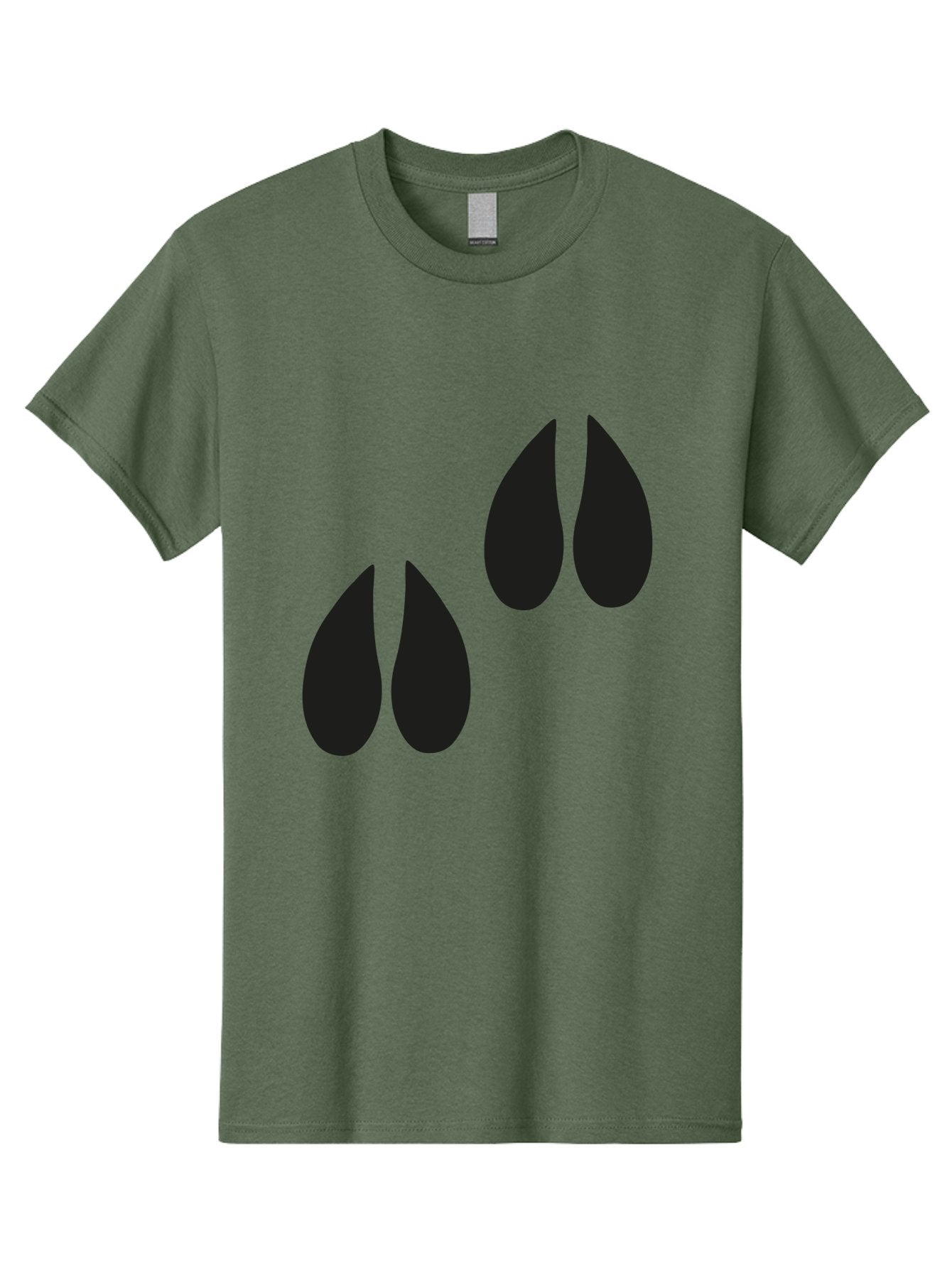 Black-Tears Men'S Graphic Tee, 100% Cotton, Comfortable Casual Summer Wear, Machine Washable, Water Drops, Black Silhouette, Teardrop Shape, Minimalist Design, Simple Graphics, Abstract Art, Black And Green Aac193 13